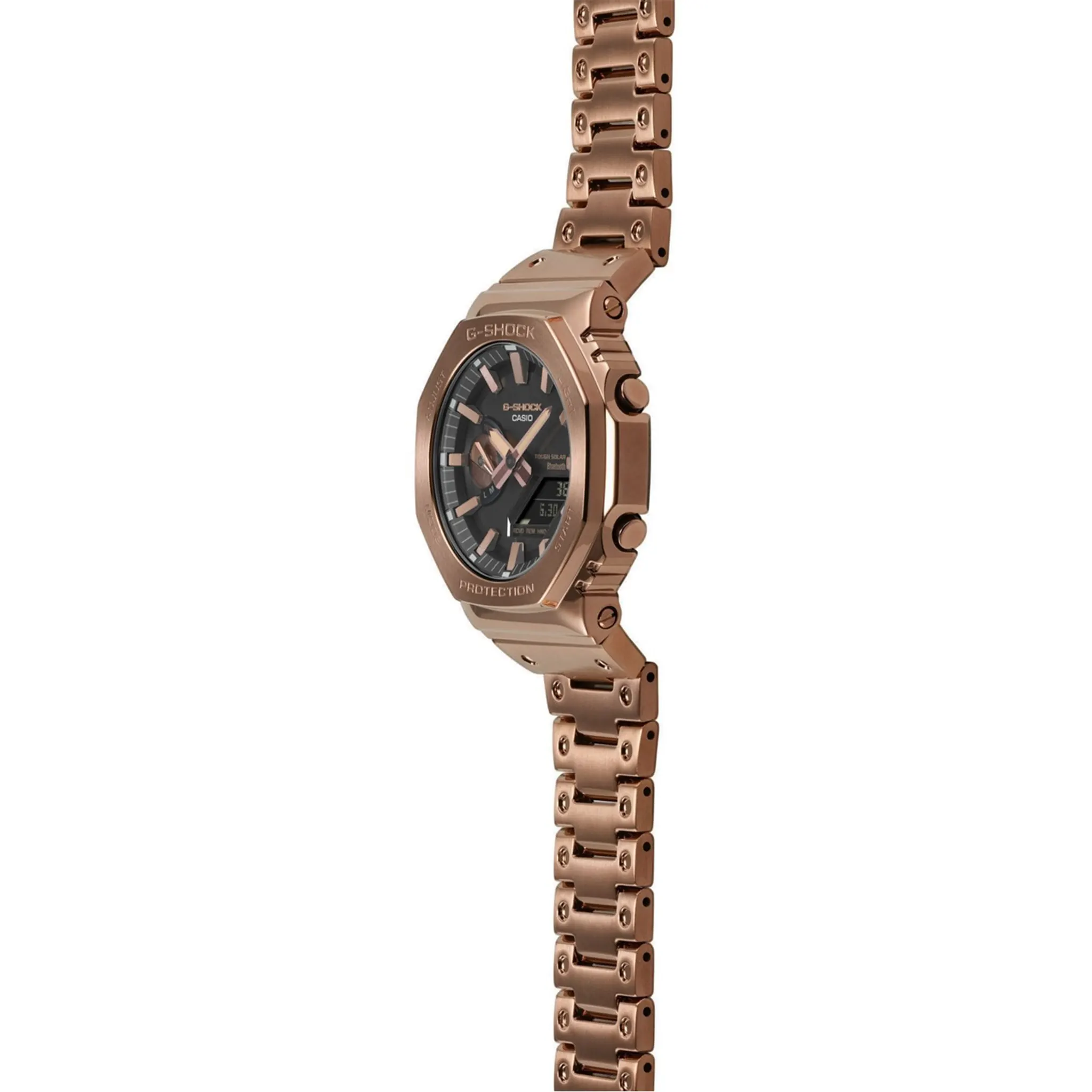 Side View of G-Shock Casio GM-B2100gd-5aer Rose Gold