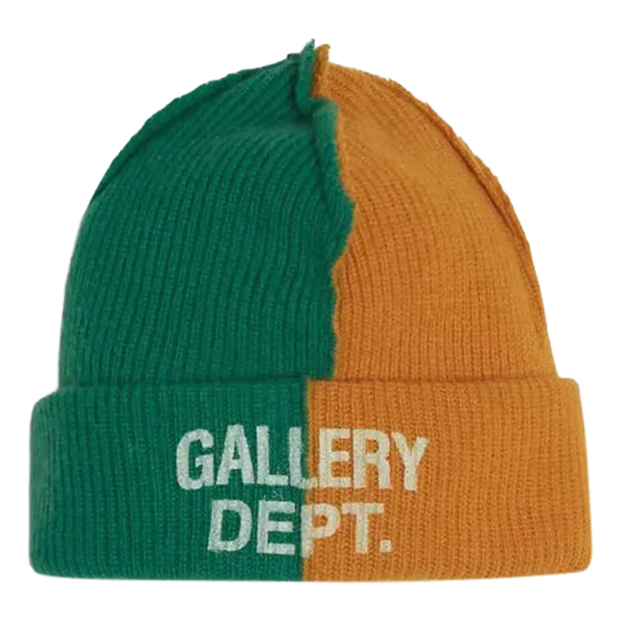 Front View of Gallery Dept. Topango Orange Green Beanie