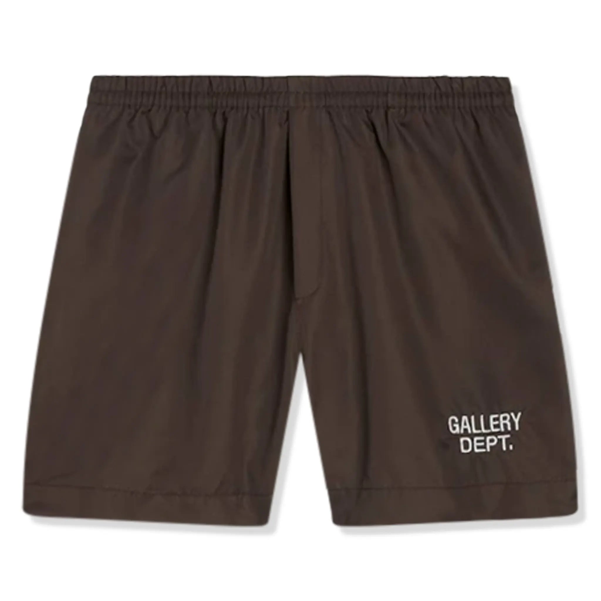 Front View of Gallery Dept. Zuma Chocolate Shorts