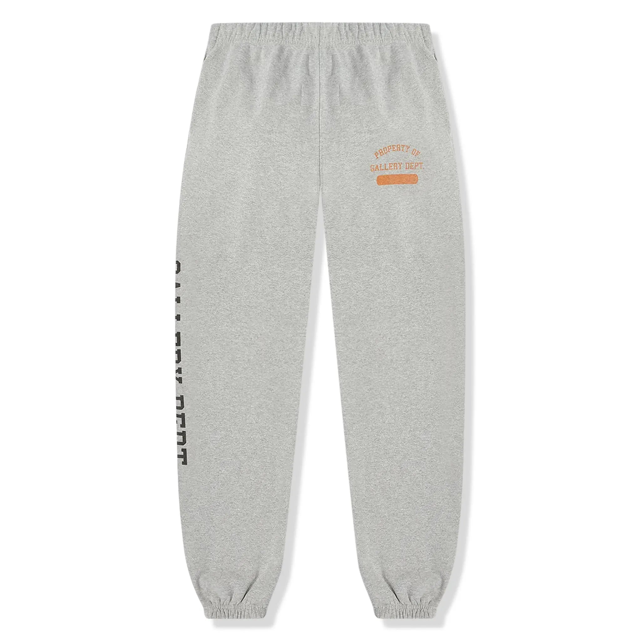 Front View of Gallery Dept. Property Of Heather Grey Sweatpants POS 2120-HEAT