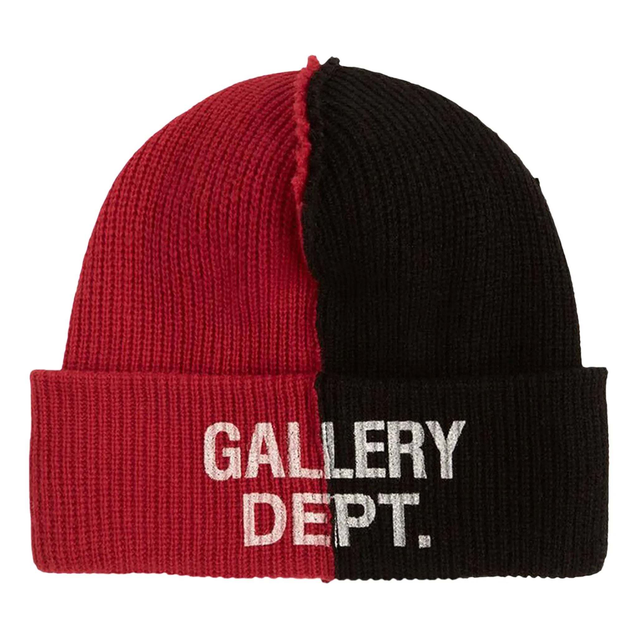 Front View of Gallery Dept. Topango Black Red Beanie 2TB910050 BLAC