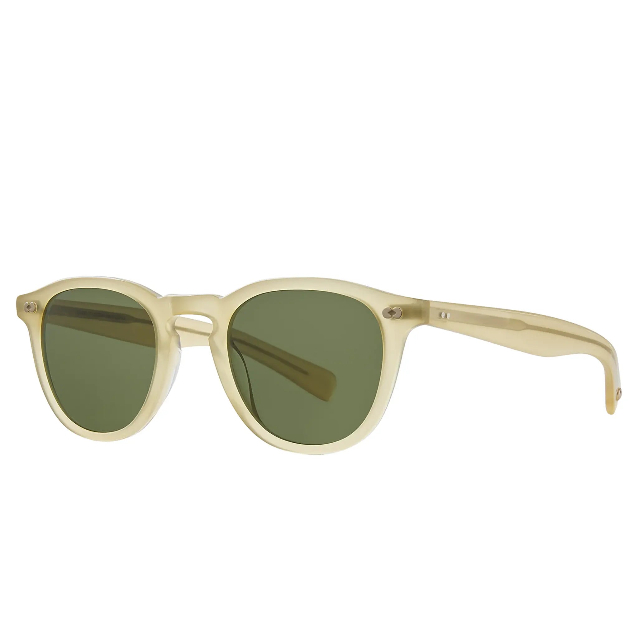 Front Side View of Garrett Leight Hampton X Forever Classic Toffee Sunglasses