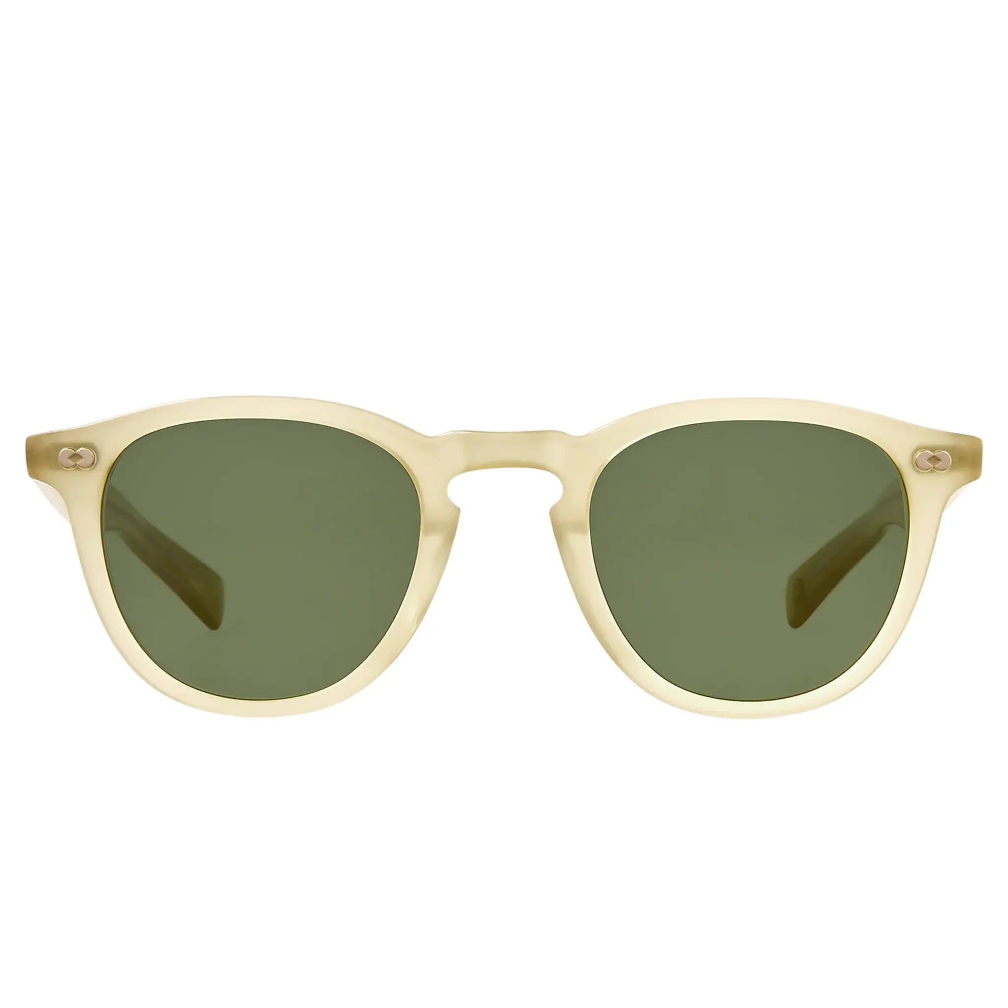 Front View of Garrett Leight Hampton X Forever Classic Toffee Sunglasses