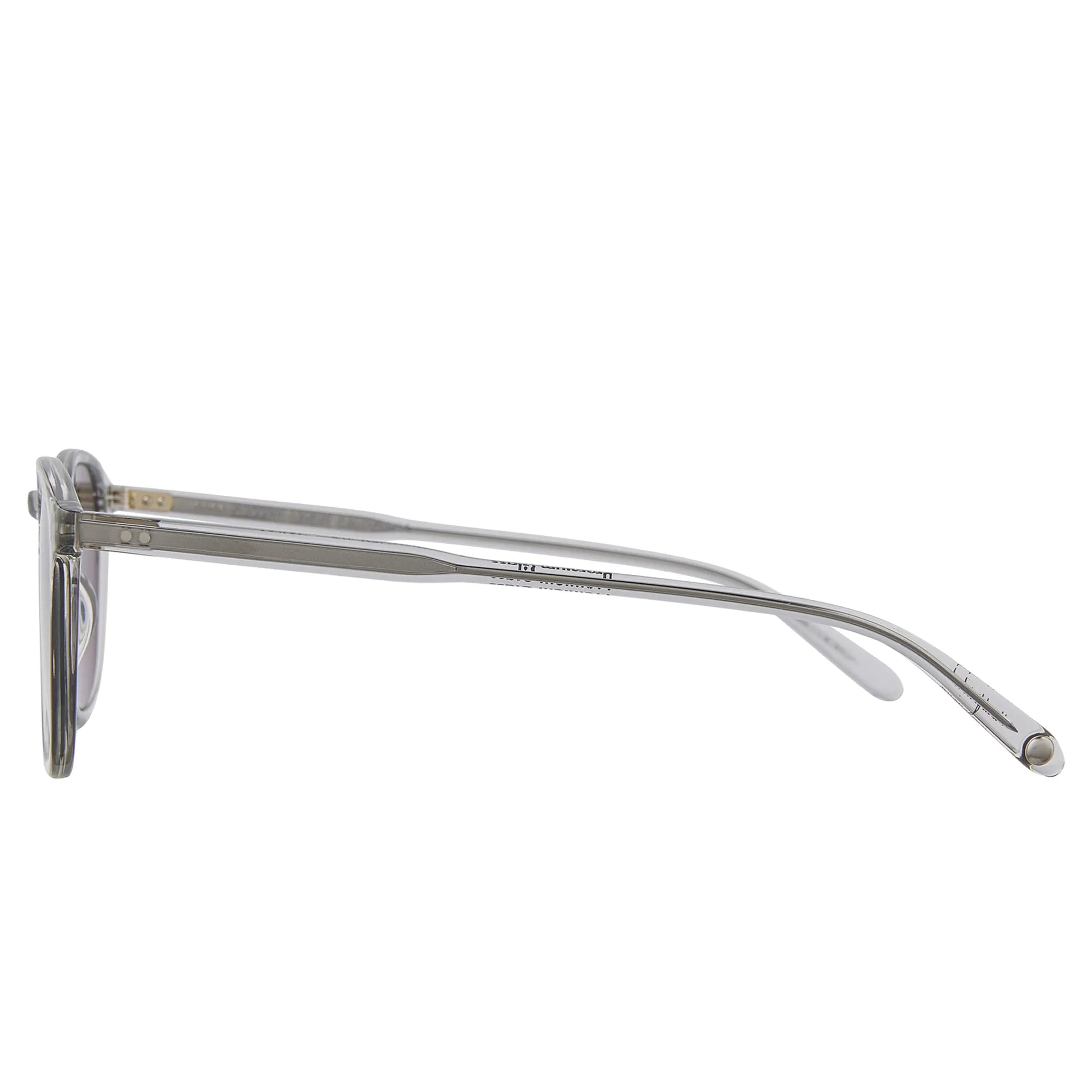 Side Garrett Leight Kinney Sun Light Grey Sunglasses