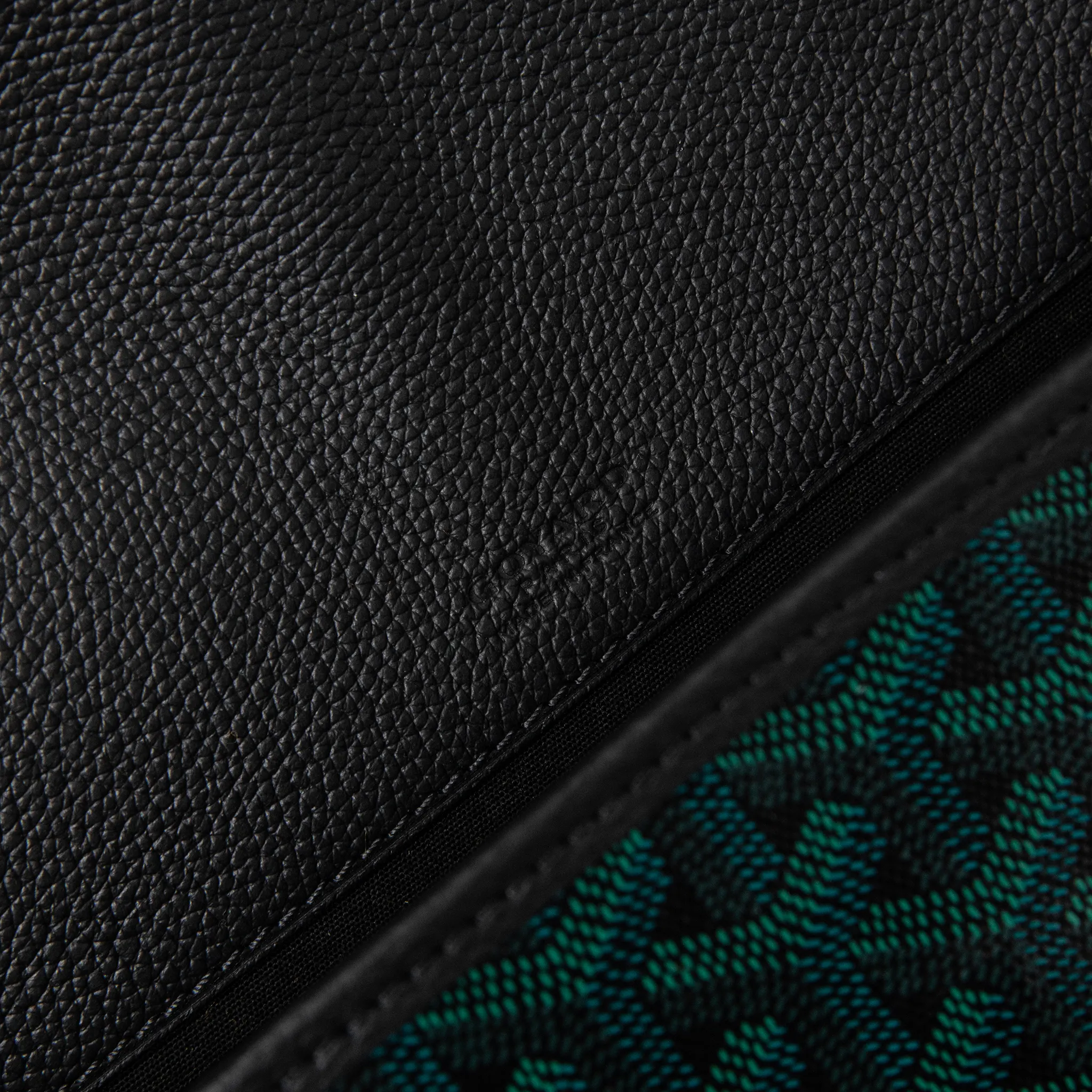 Detailed View of Goyard Belvedere PM Evergreen Messenger Bag BELVE3PMLTY79CG79P