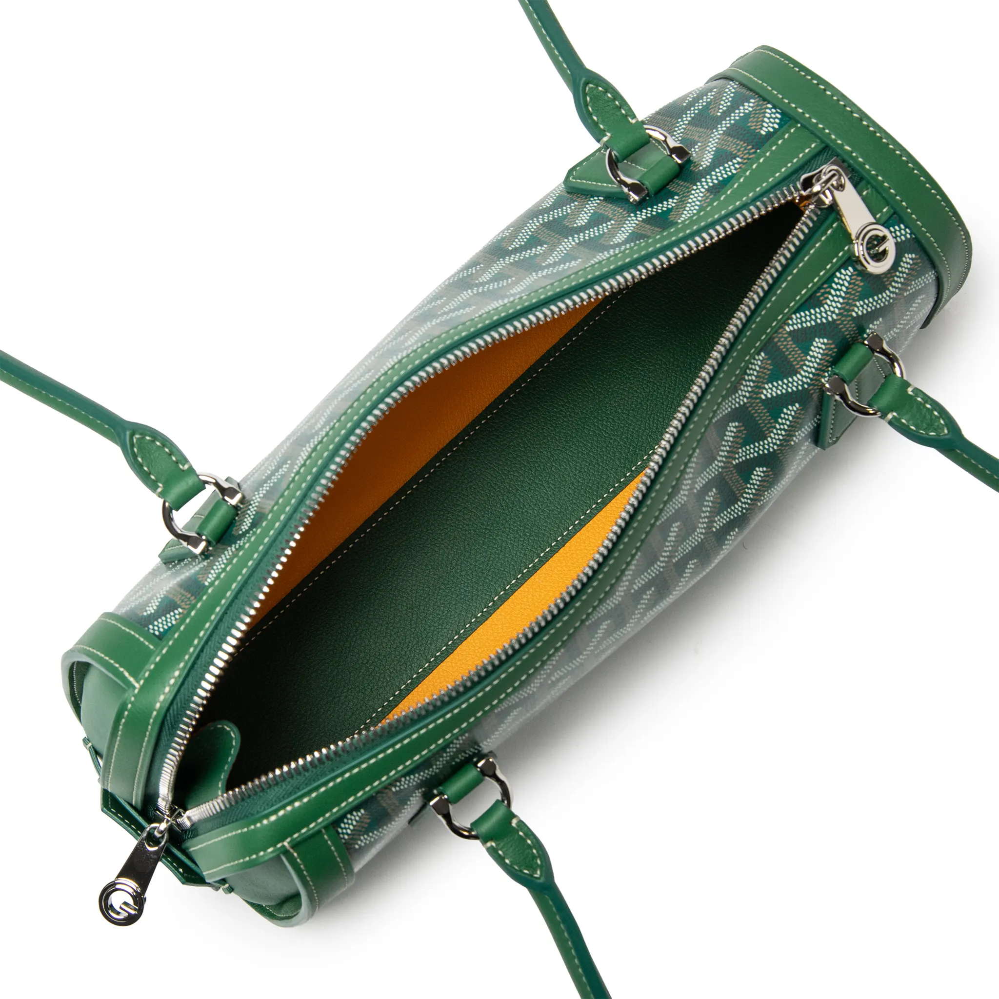 Upper View of Goyard Bonbonniere Green Bag BONBONPMLTY09CL09P