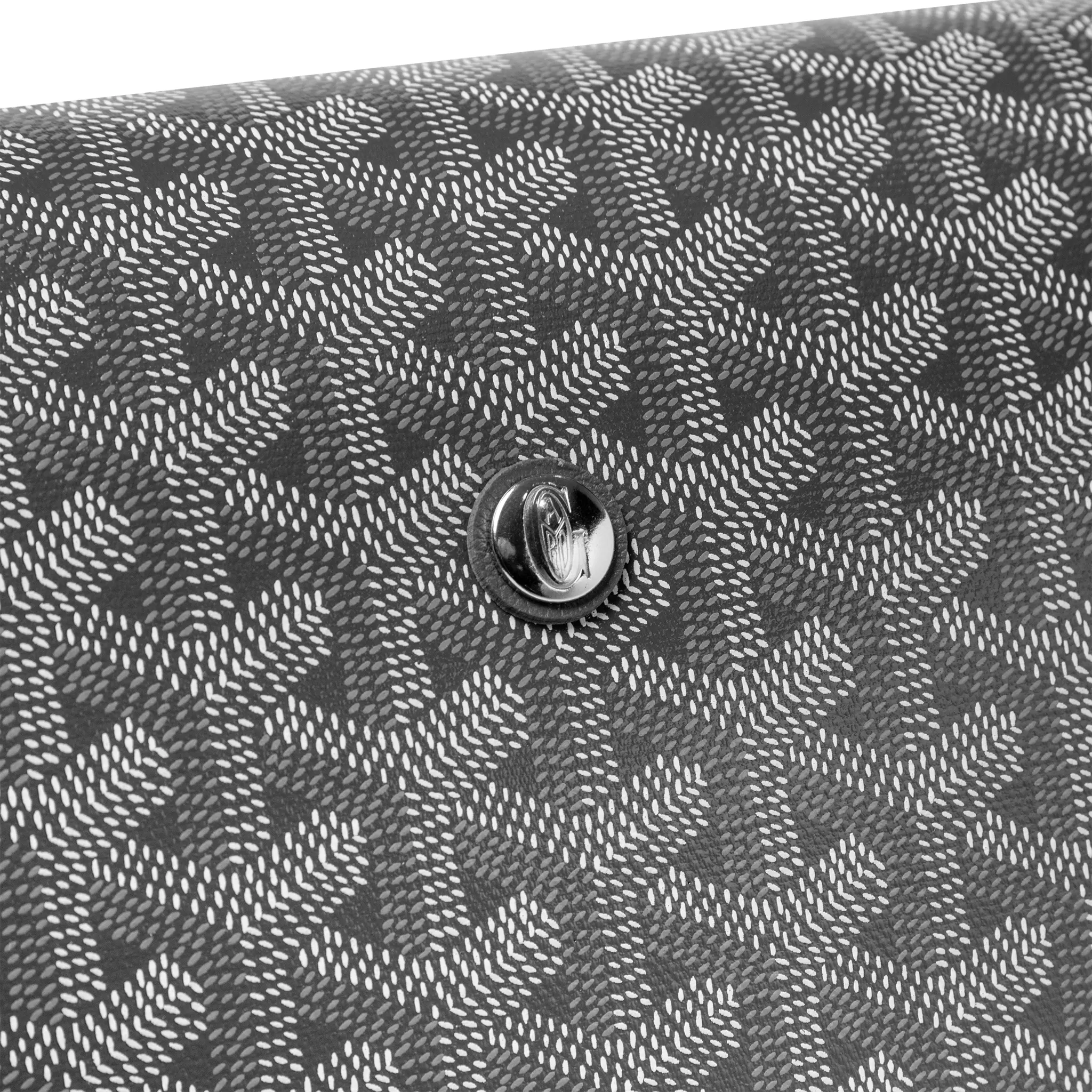 Detailed View of Goyard Capetien MM Grey Messenger Bag CAPETIMMLTY51CG51P