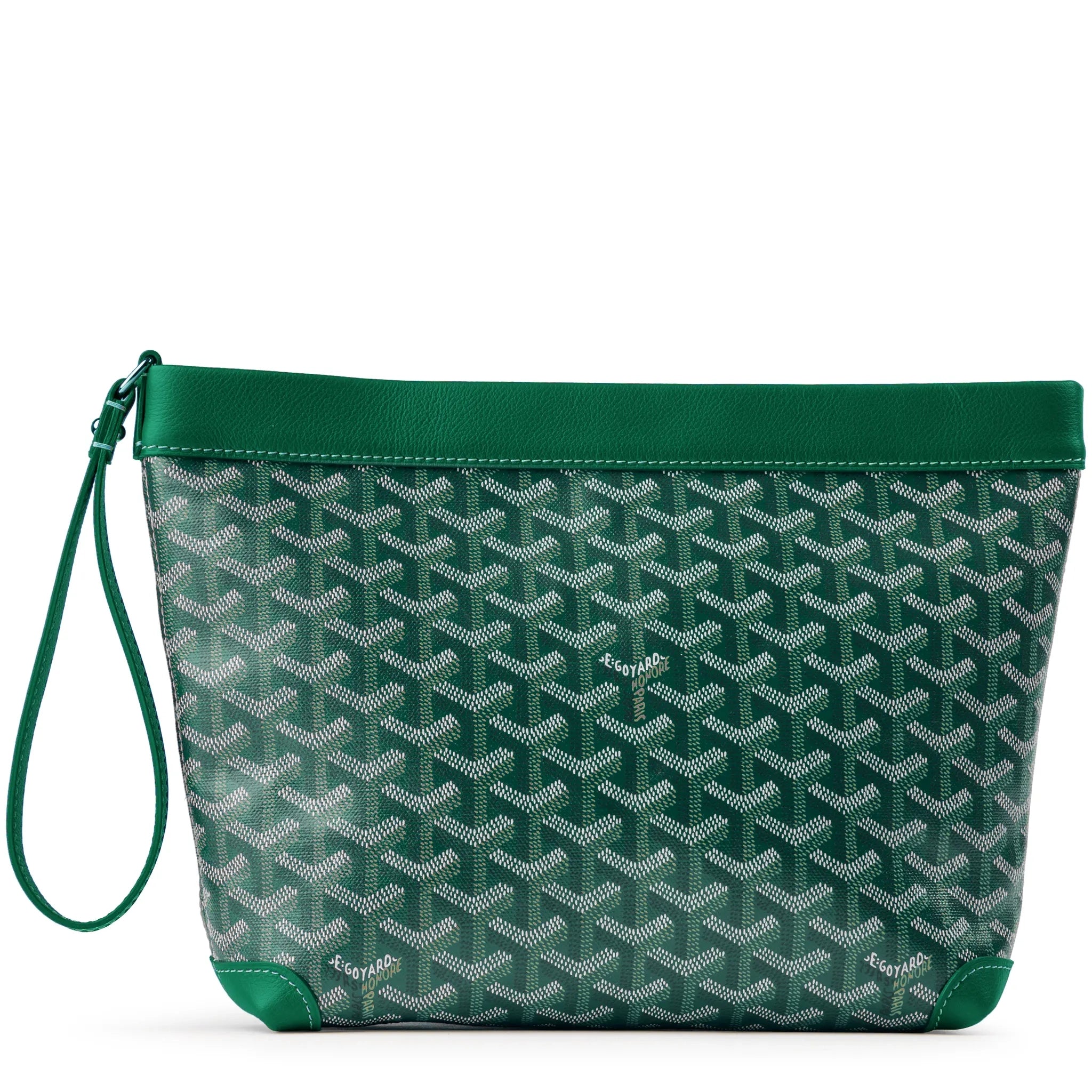 Goyard Conti Green Pouch