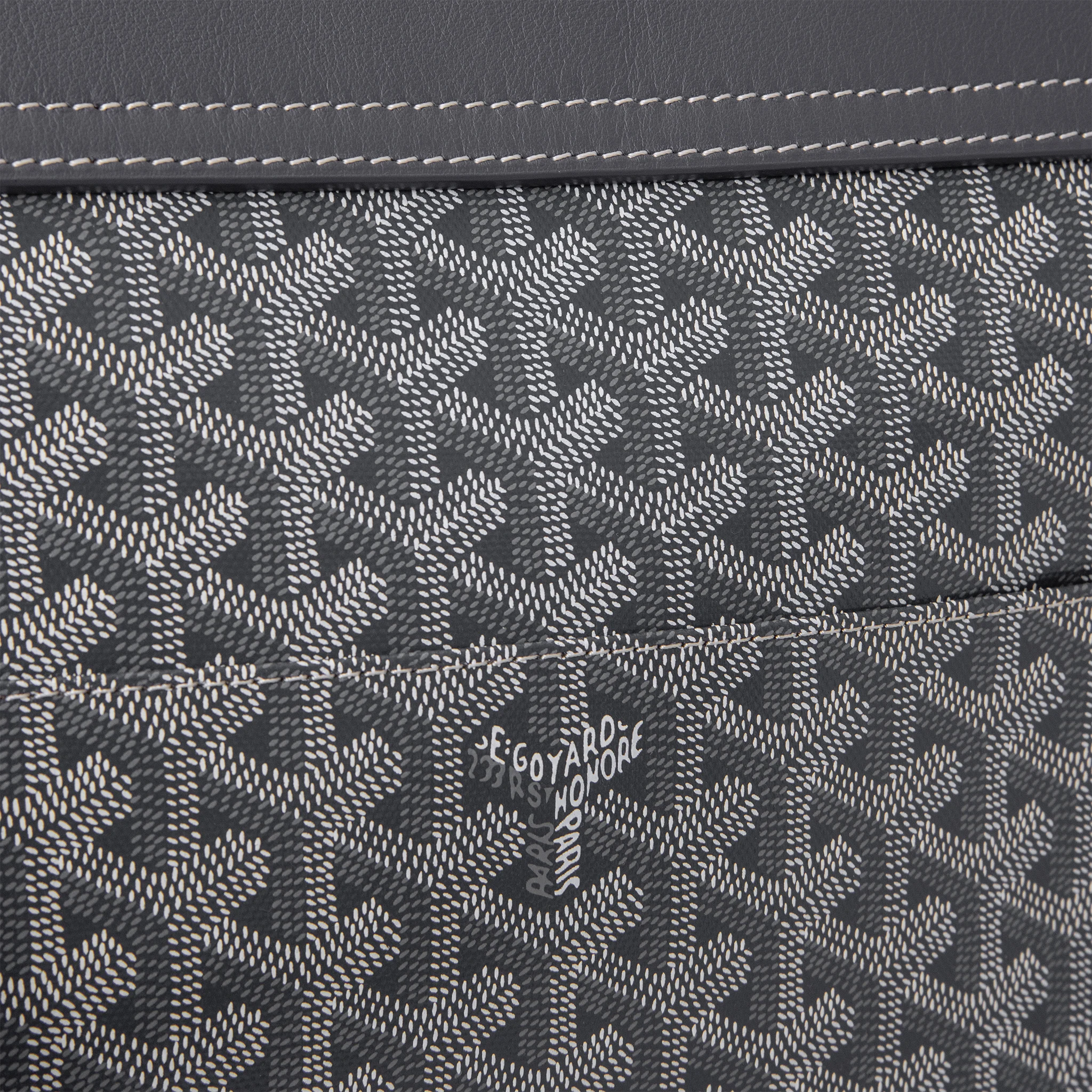 Goyard Coursier Grey Messenger Bag