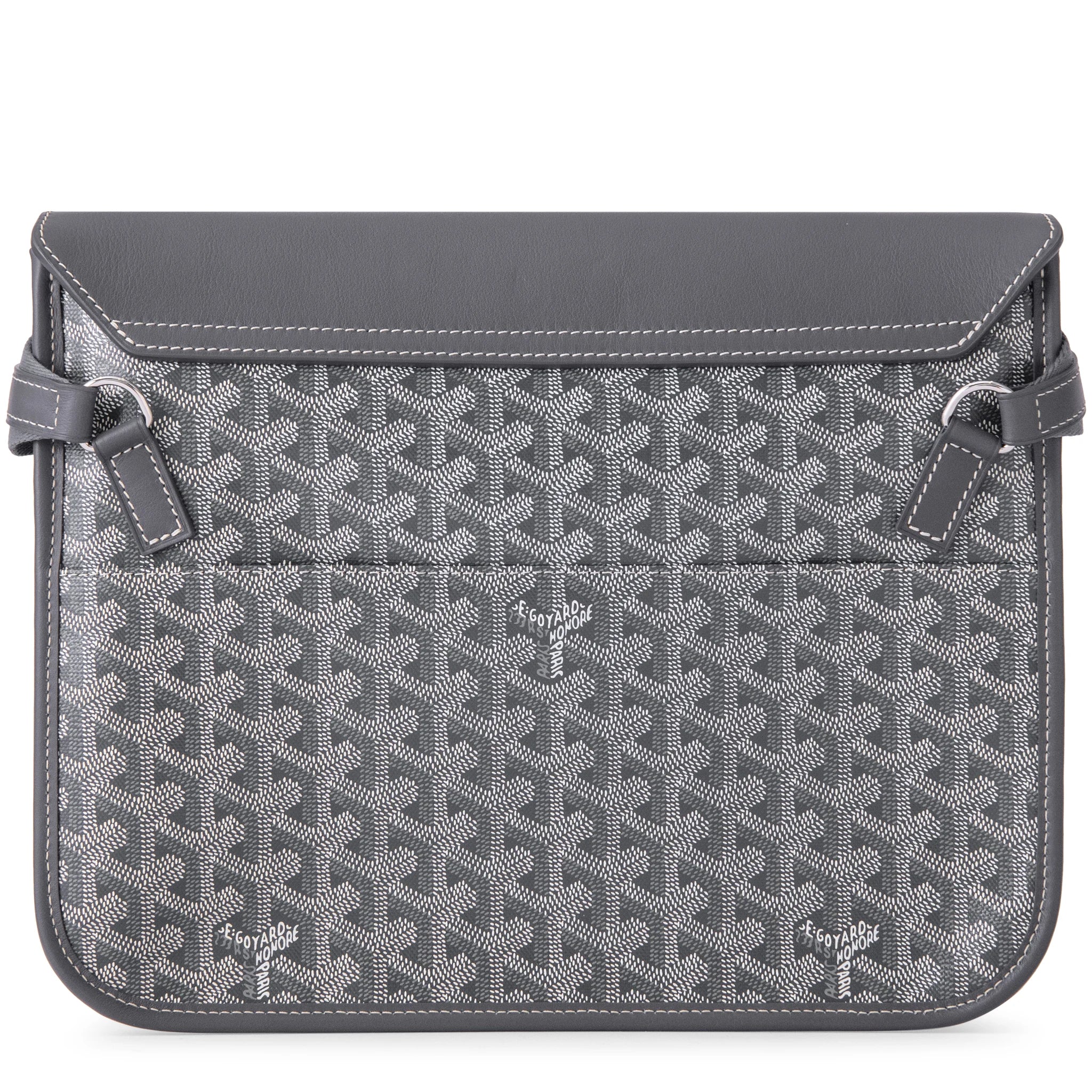 Goyard Coursier Grey Messenger Bag