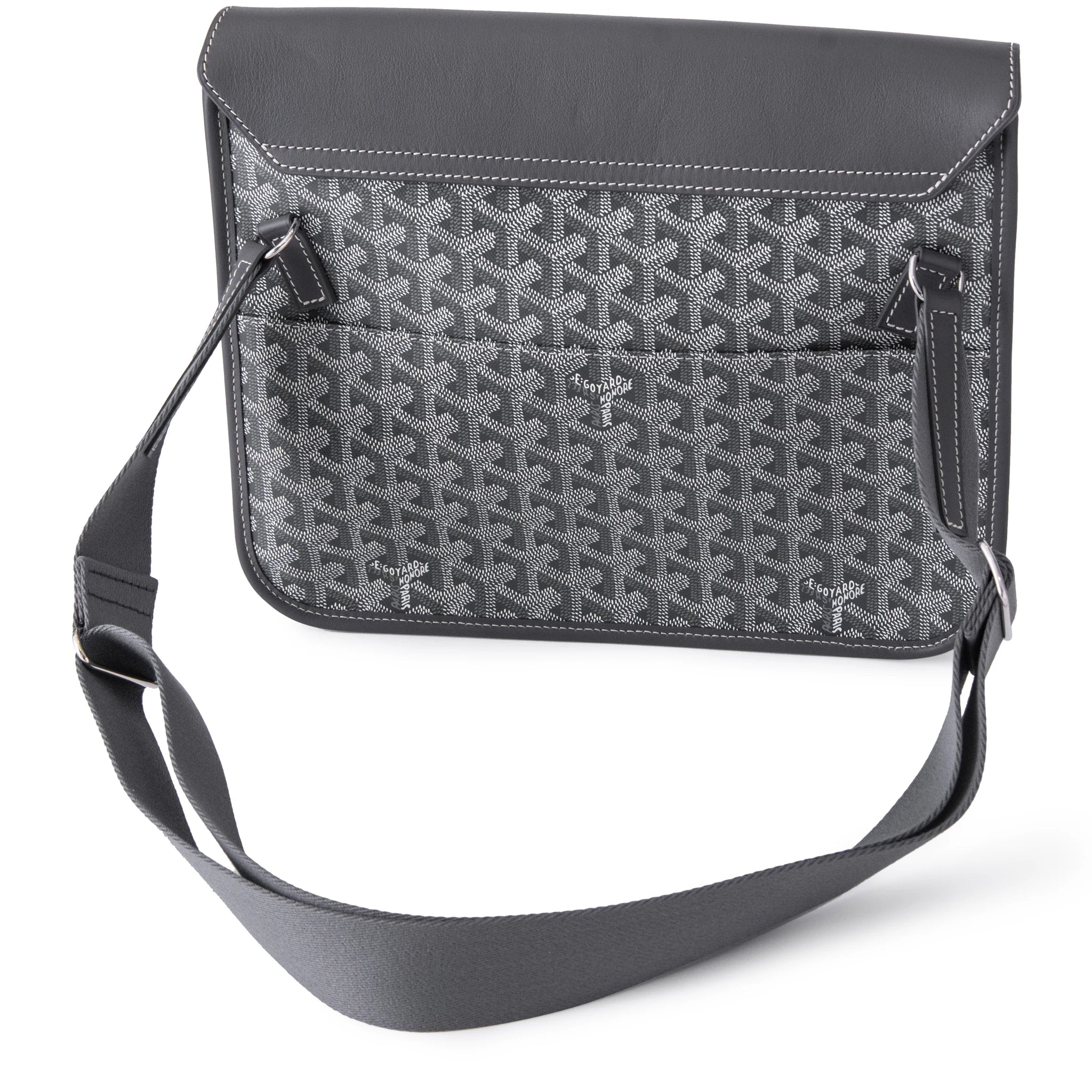 Goyard Coursier Grey Messenger Bag