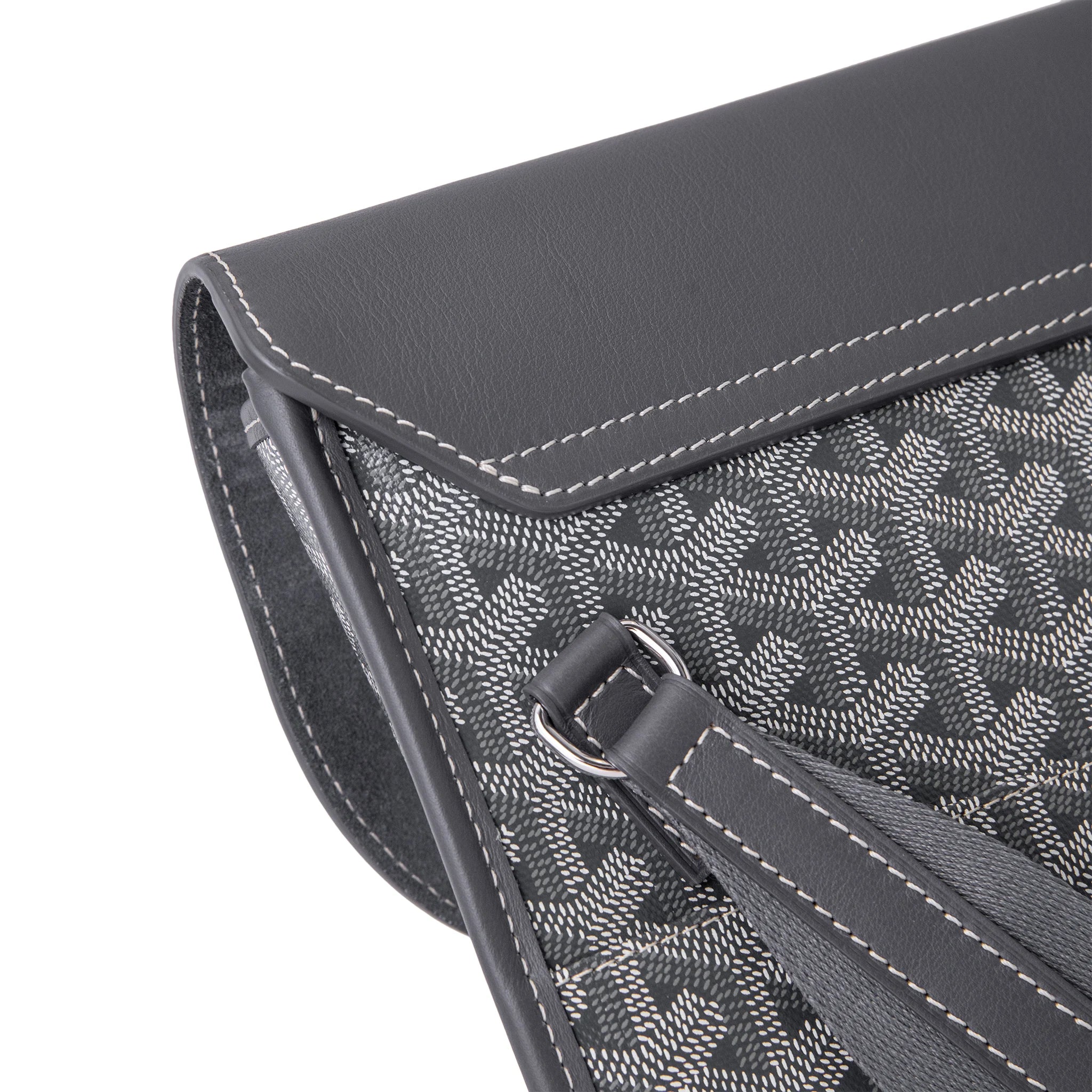 Goyard Coursier Grey Messenger Bag