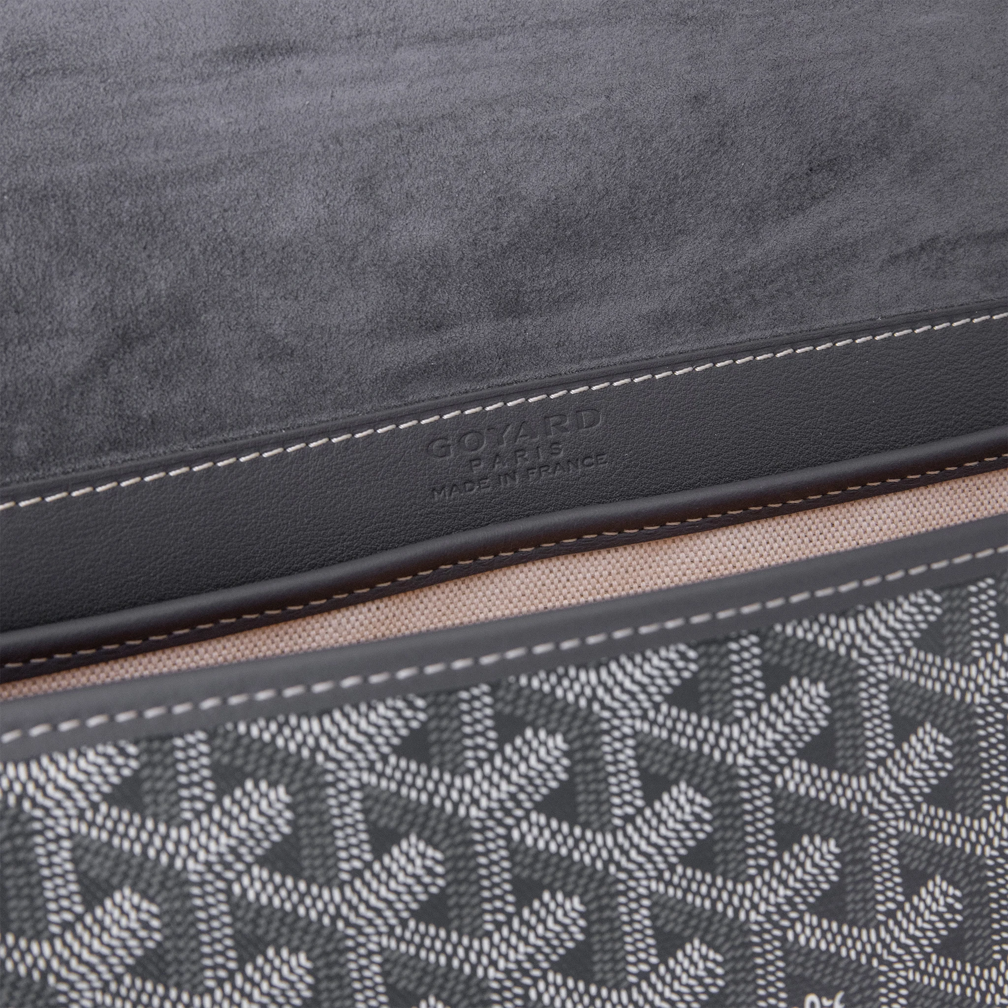 Goyard Coursier Grey Messenger Bag