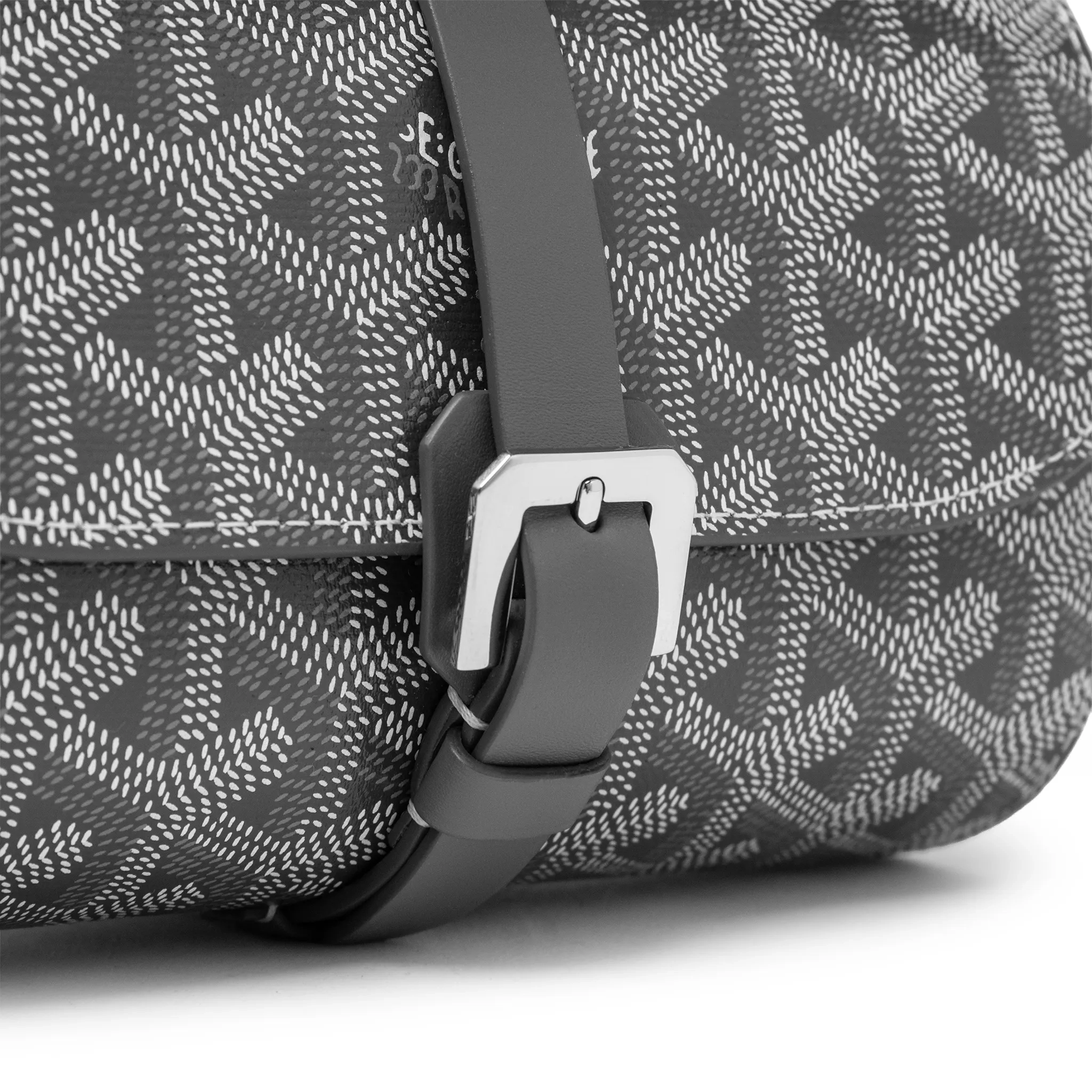 Strap View of Goyard Double Travel Grey Watch Case