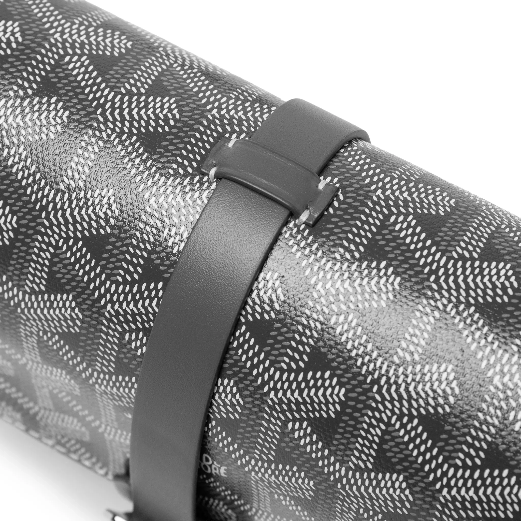 Top View of Goyard Double Travel Grey Watch Case