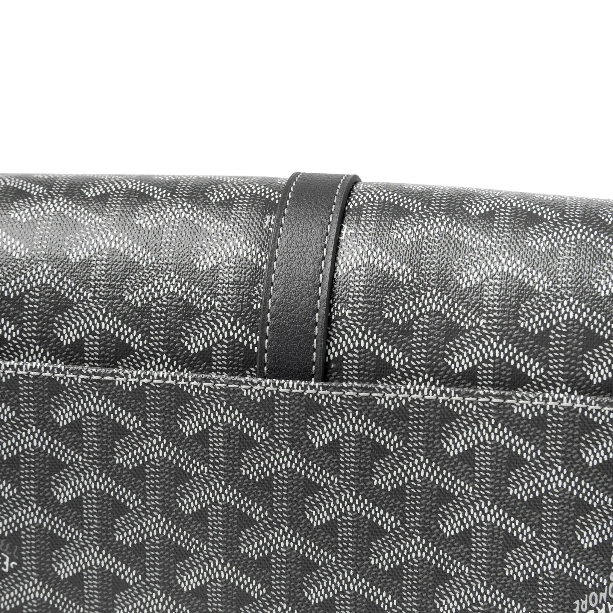 Goyard Goyardine Belvedere II Grey MM Messenger Bag