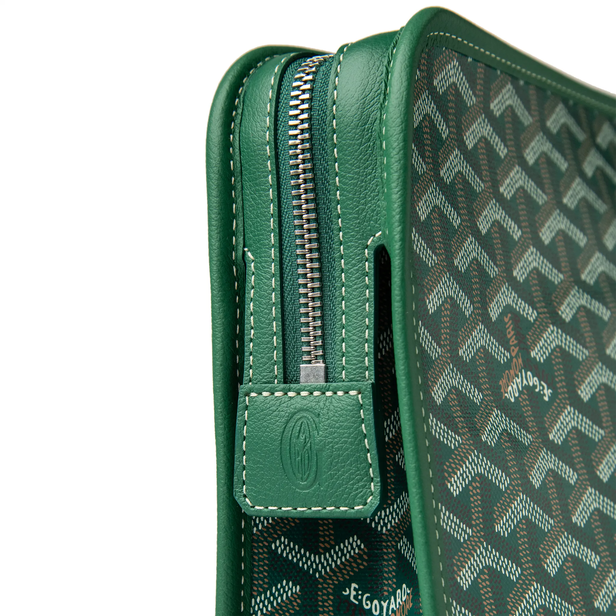 Zip image of Goyard Jouvence GM Green Washbag