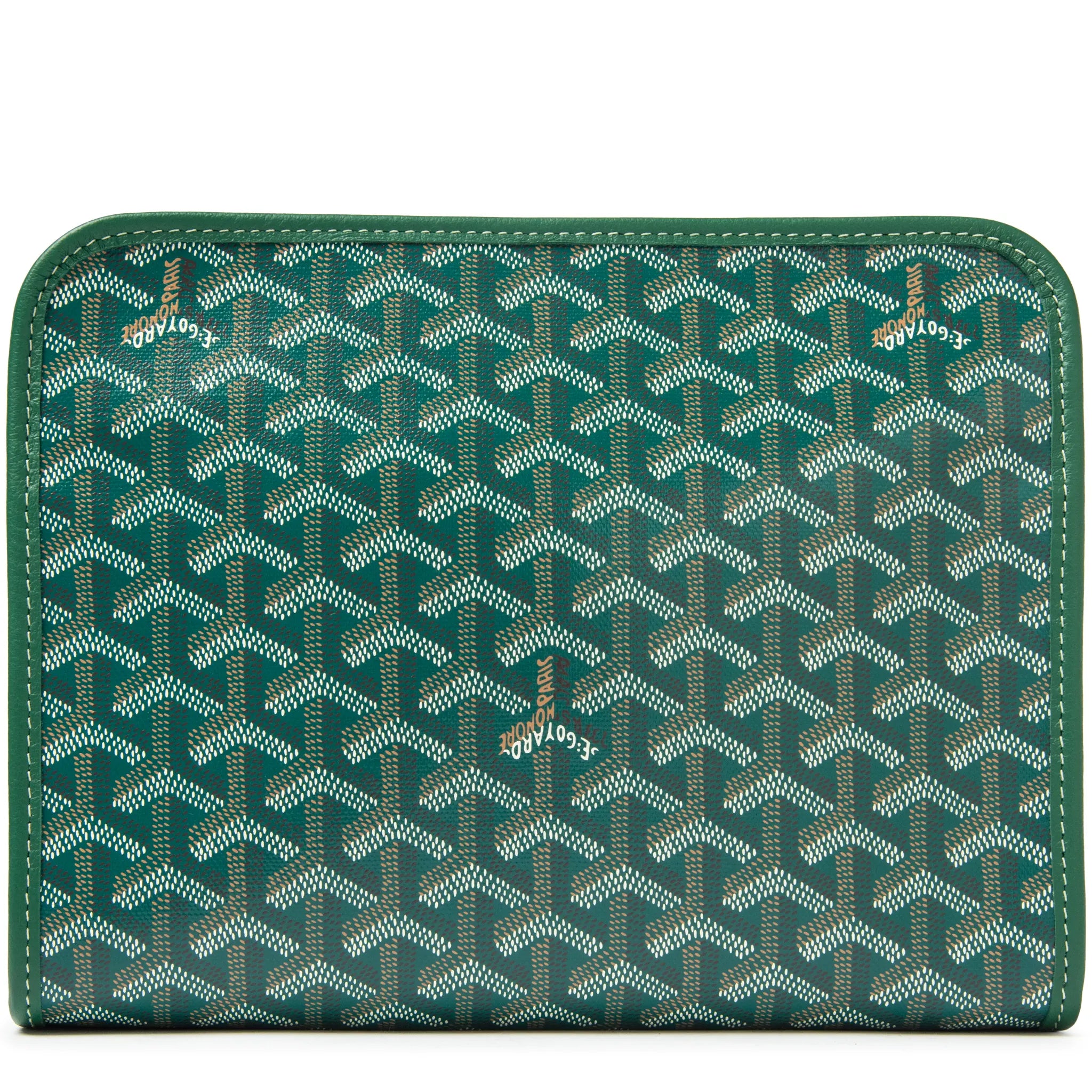 Back view of Goyard Jouvence MM Green Washbag