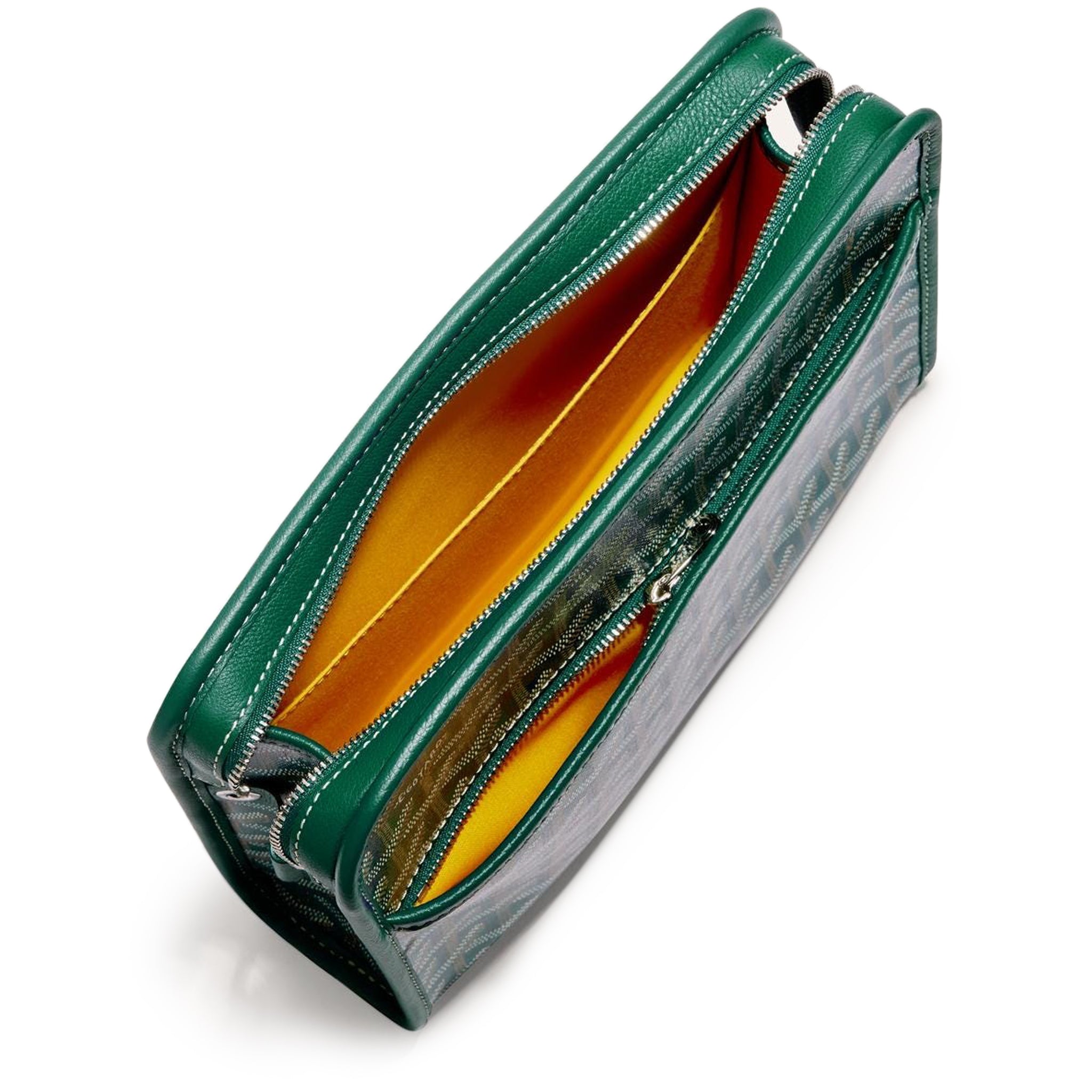 Top view of Goyard Jouvence MM Green Washbag JOUVENMMLTY09CL09P