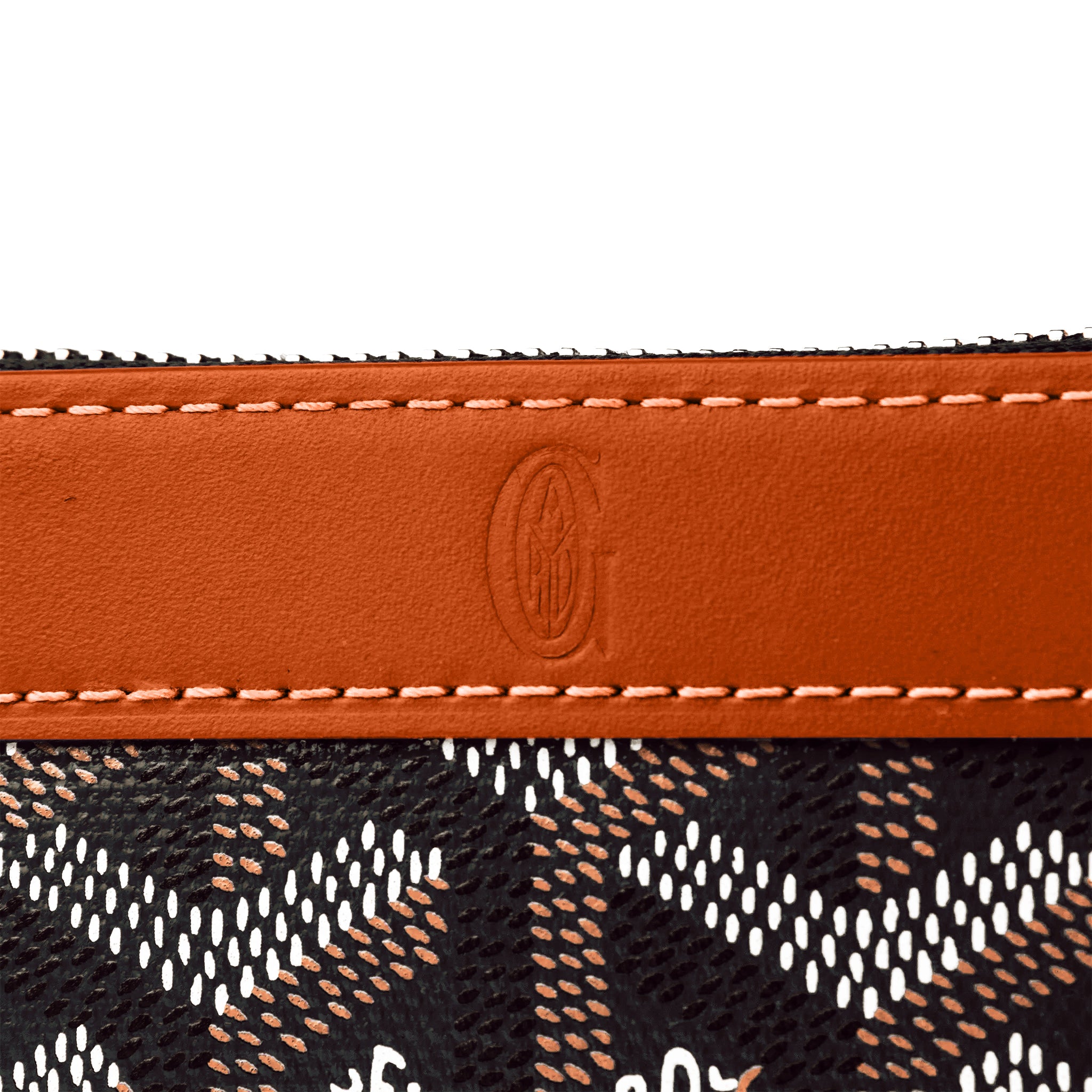 Goyard Matignon Black Tan Mini Wallet