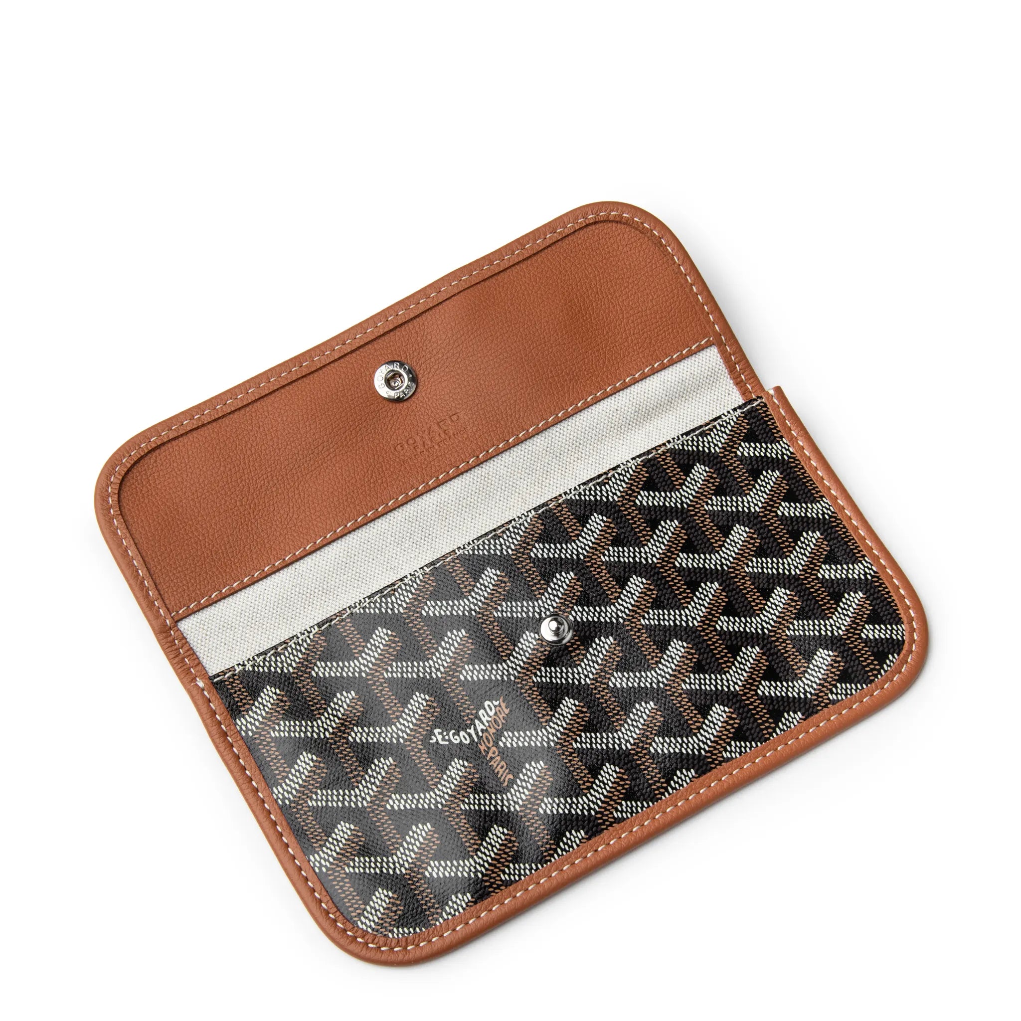 Goyard Saint Louis PM Tote Bag Black Tan