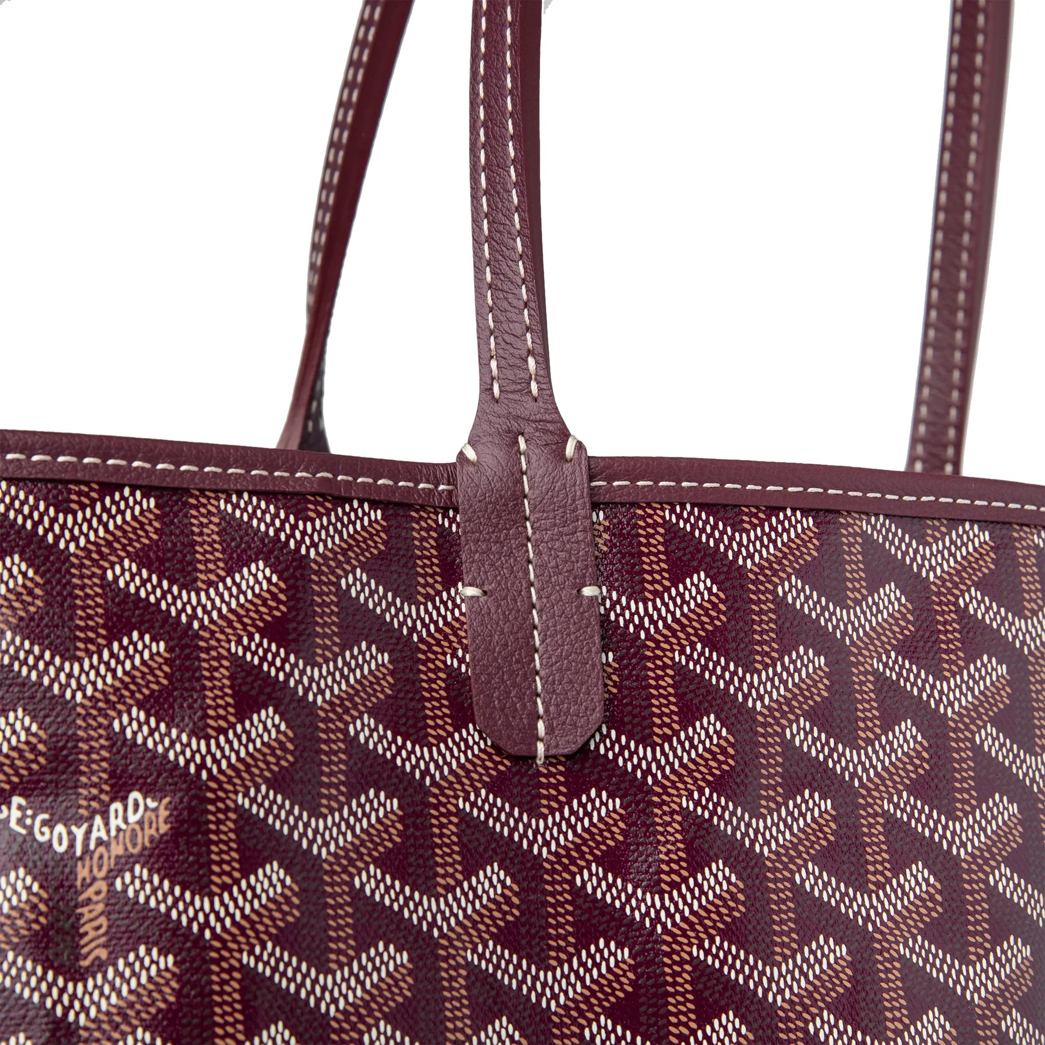 Goyard Saint Louis PM Tote Bag Burgundy