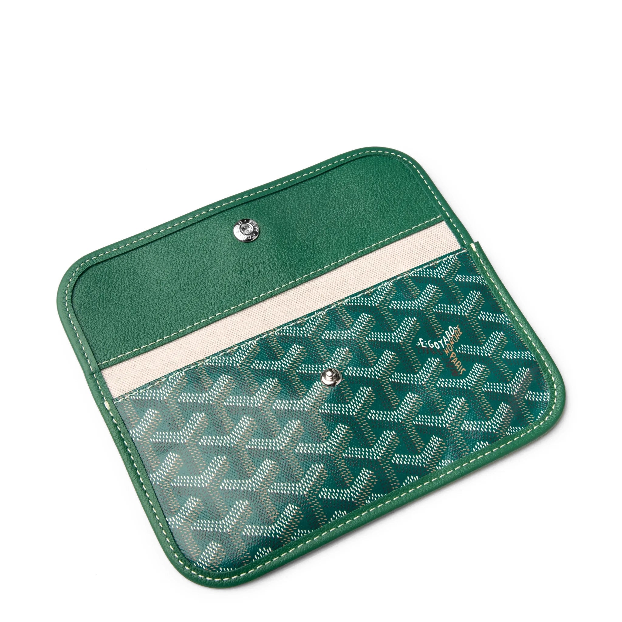 Mini pouch view of Goyard Saint Louis PM Tote Bag Green