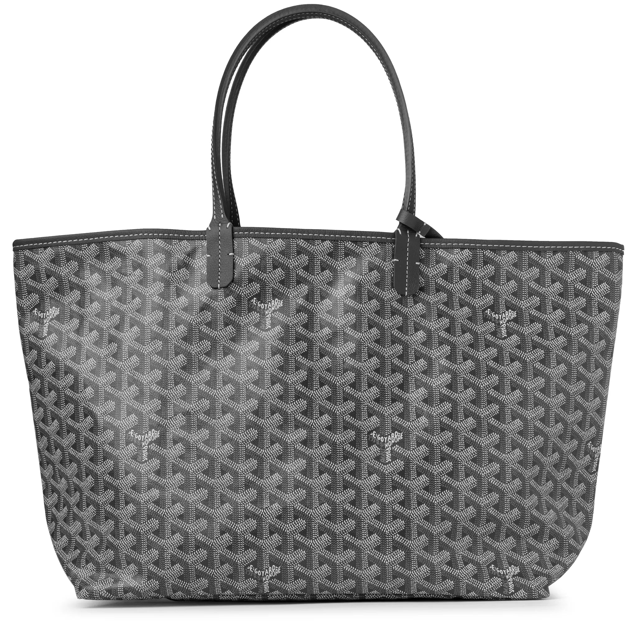 Back view of Goyard Saint Louis PM Tote Bag Grey