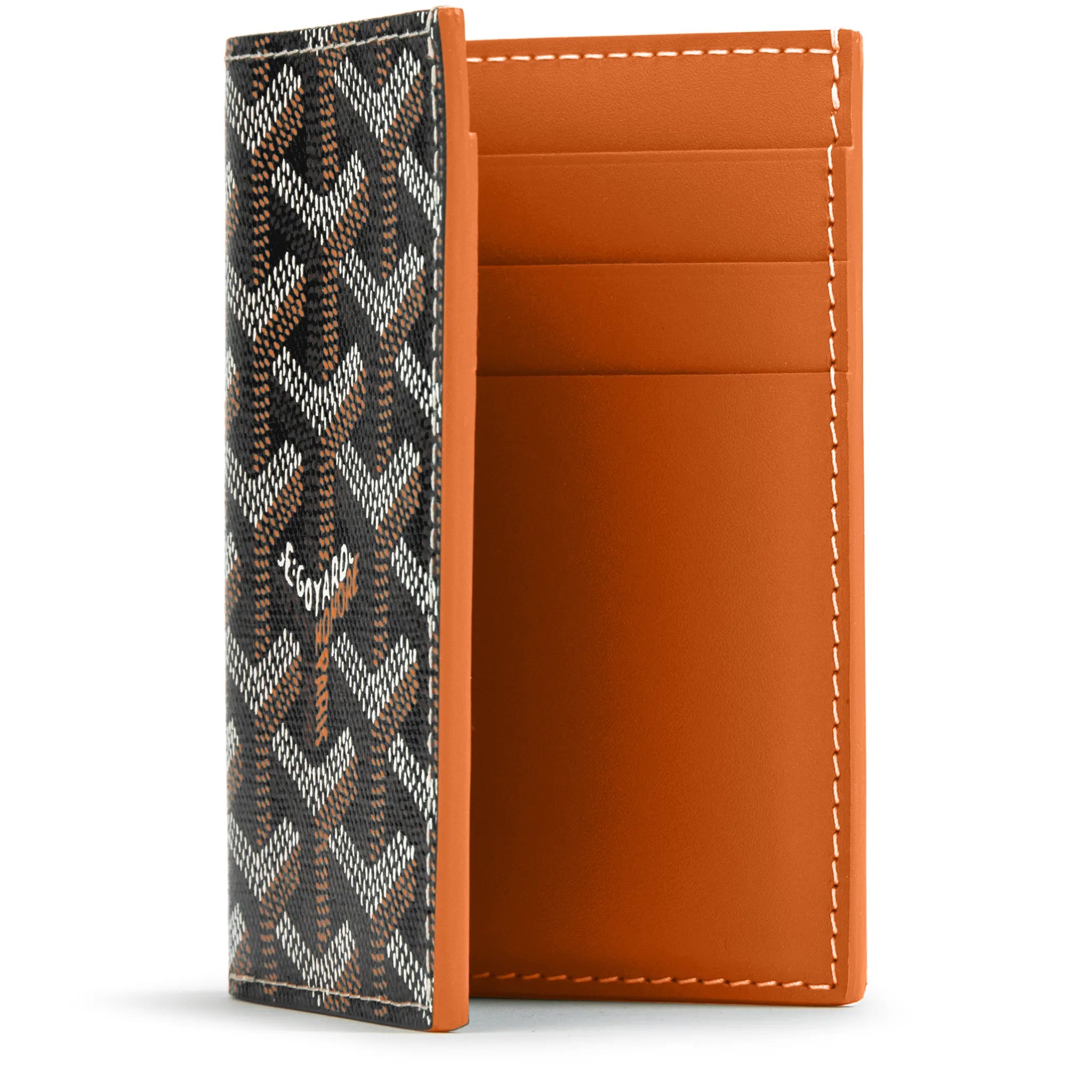 Goyard Saint-Pierre Card Wallet Black Tan