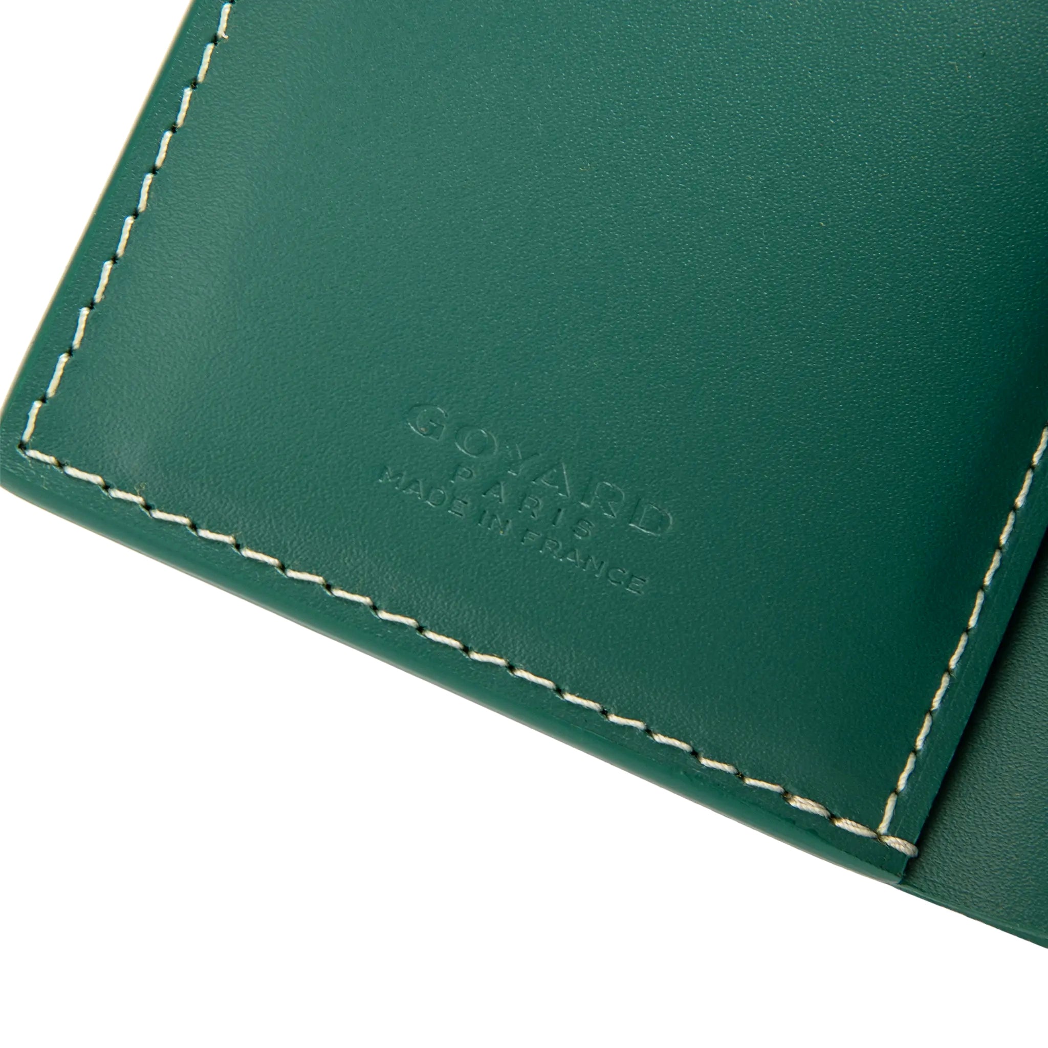 Inside view of Goyard Saint-Pierre Card Wallet Green STPIE2PMLTY09CL09P