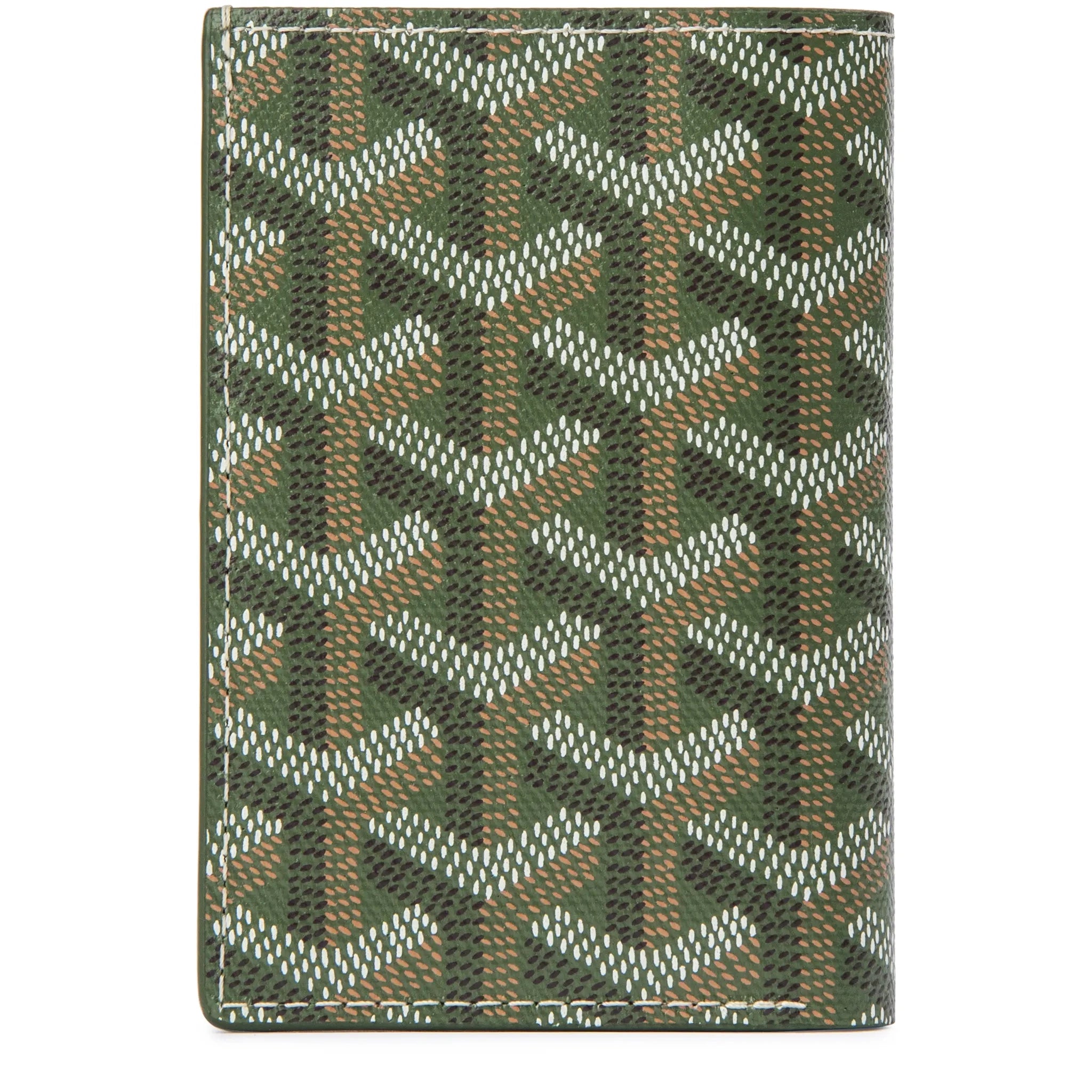 Back view of Goyard Saint-Pierre Card Wallet Khaki SPIGYDPMLTY29CL29P