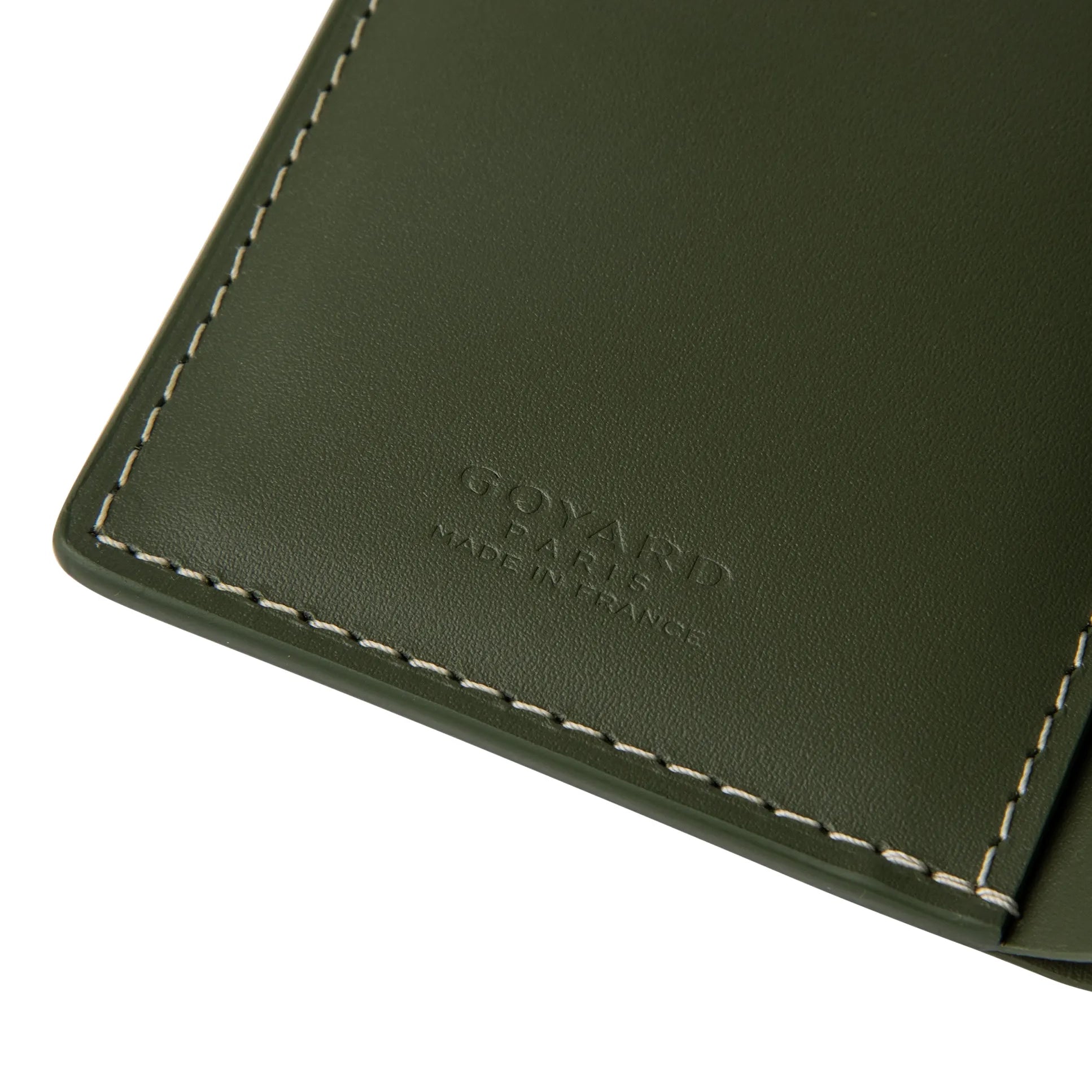 Detail view of Goyard Saint-Pierre Card Wallet Khaki SPIGYDPMLTY29CL29P
