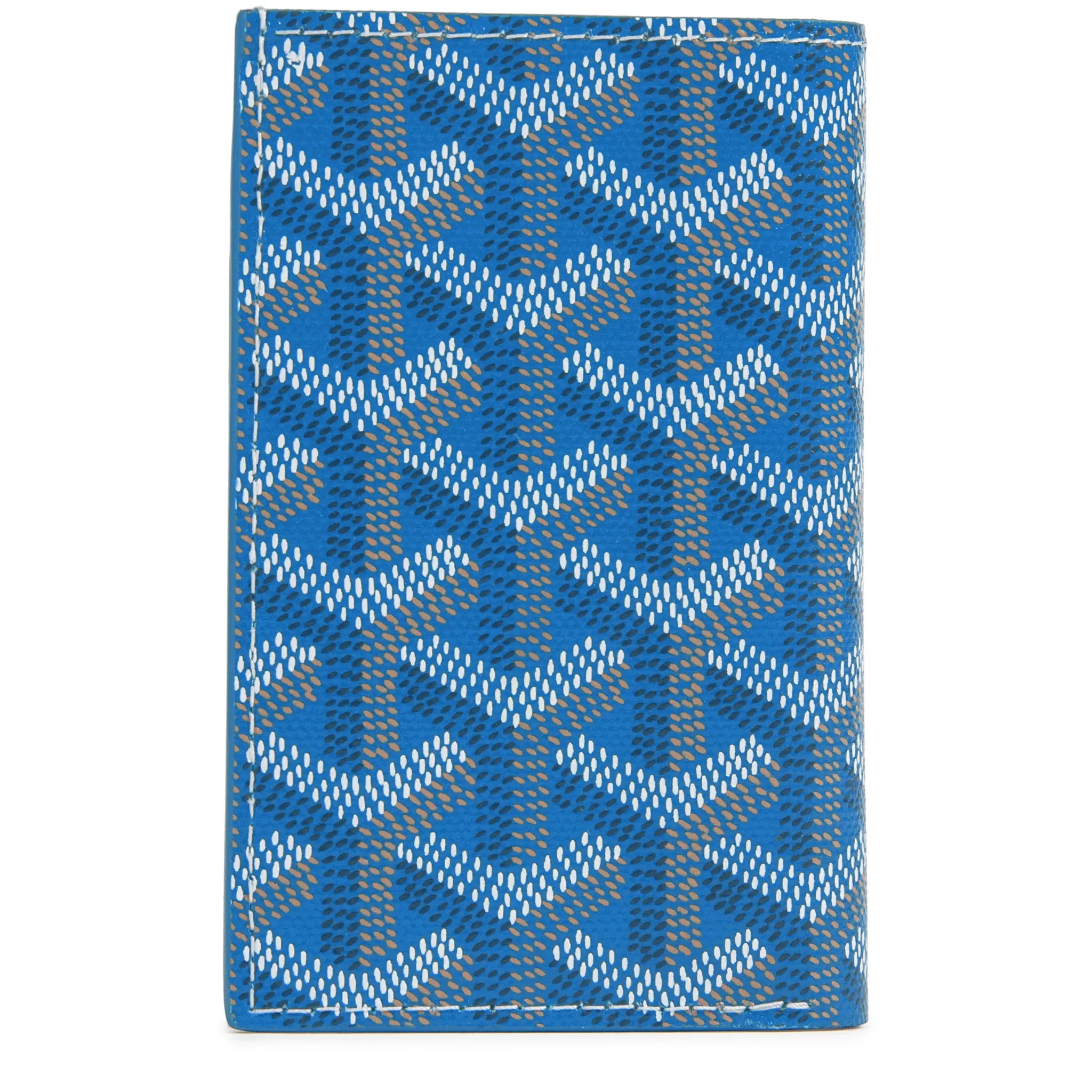 Back view of Goyard Saint-Pierre Card Wallet Sky Blue