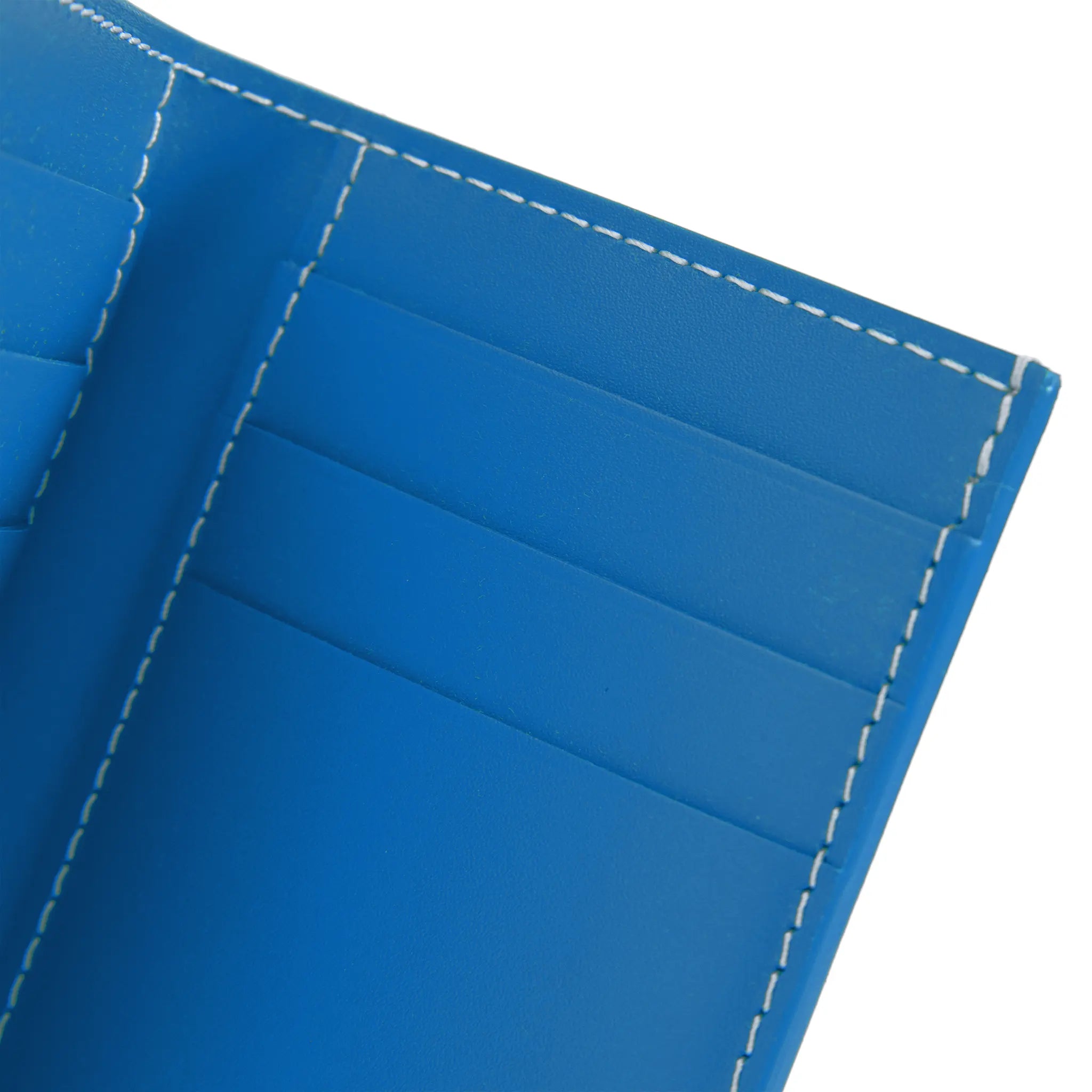Detail view of Goyard Saint-Pierre Card Wallet Sky Blue