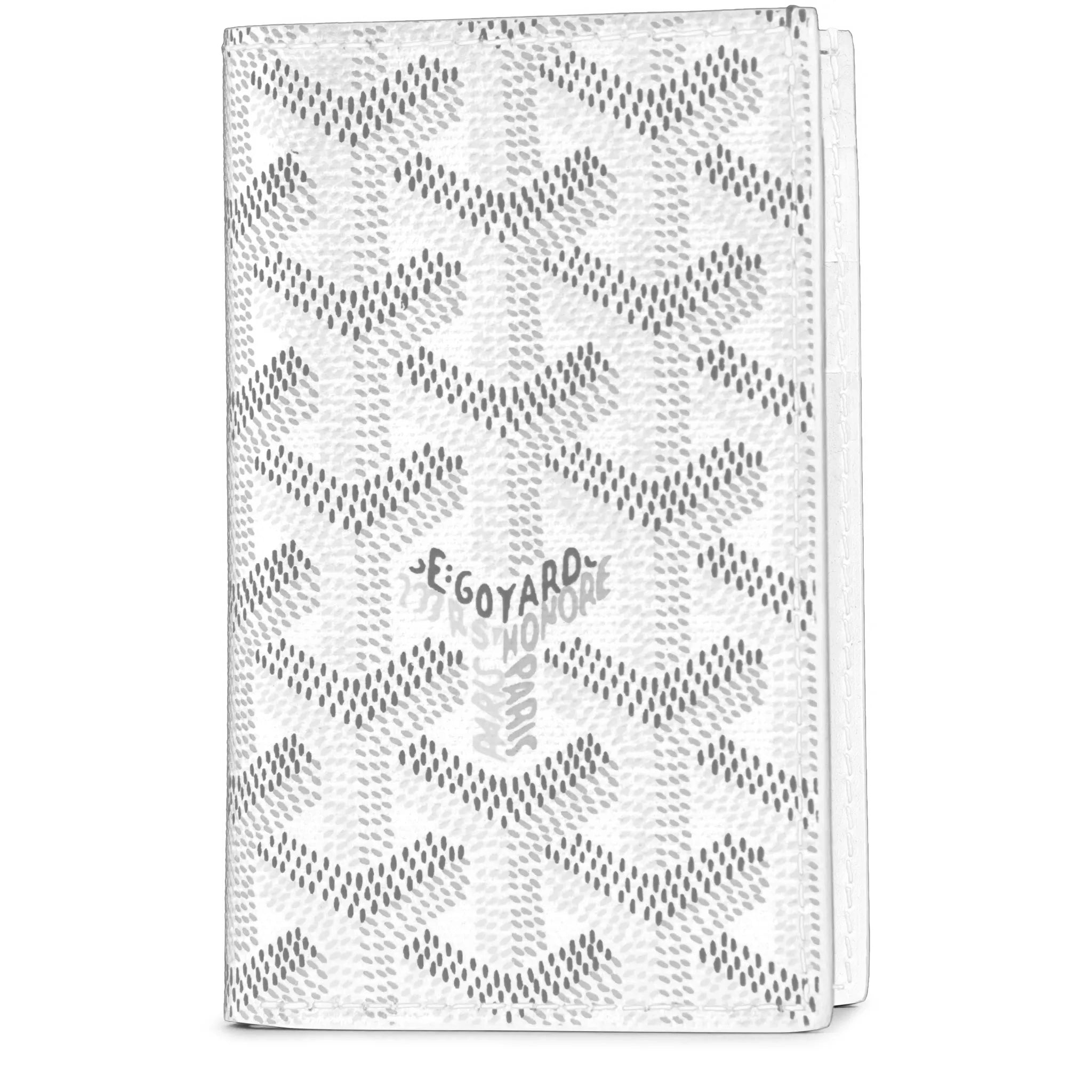 Front view of Goyard Saint-Pierre Card Wallet White STPIE2PMLTY50CL50P