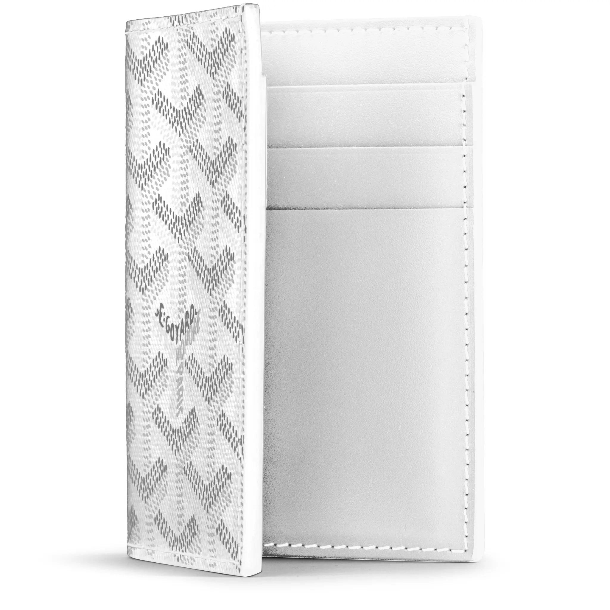 Inside view of Goyard Saint-Pierre Card Wallet White STPIE2PMLTY50CL50P