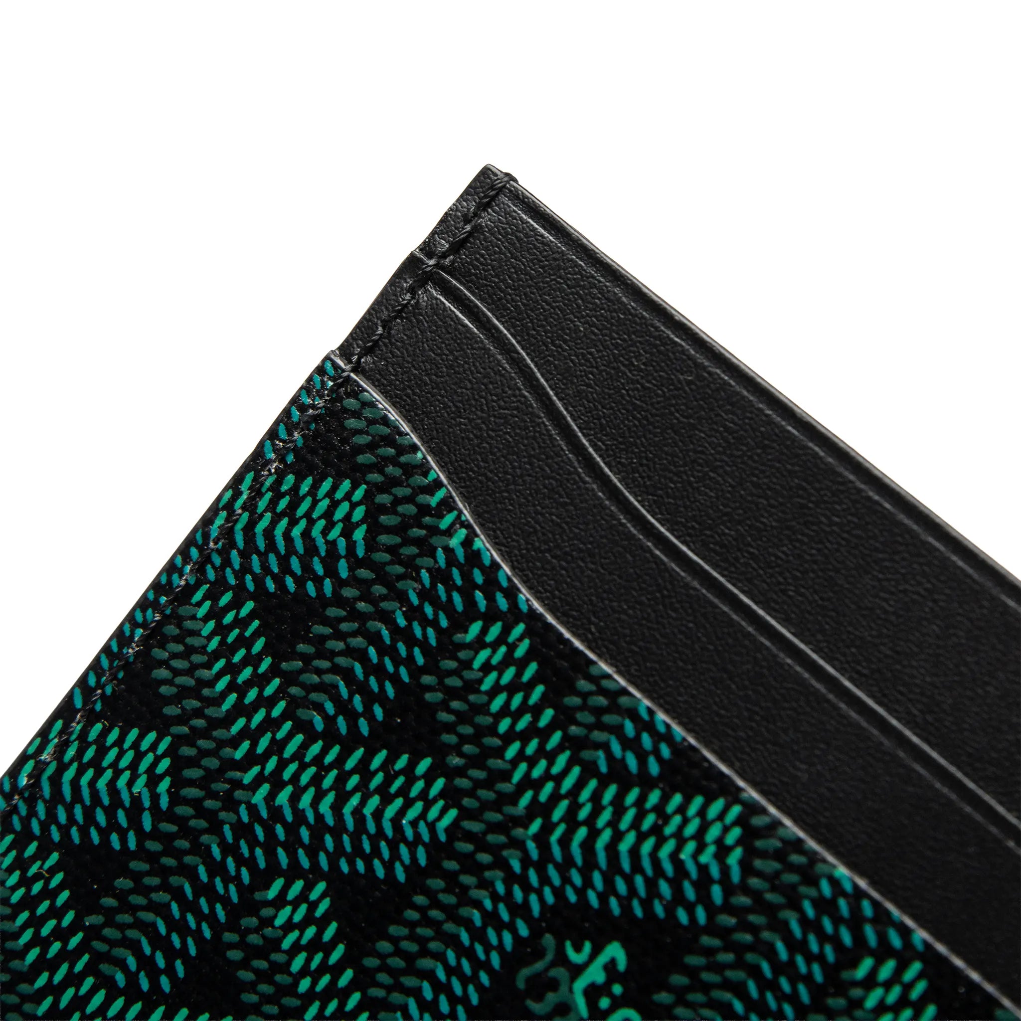 Detailed View of Goyard Saint Sulpice Evergreen Card Holder STSULPPMLTY79CL79x