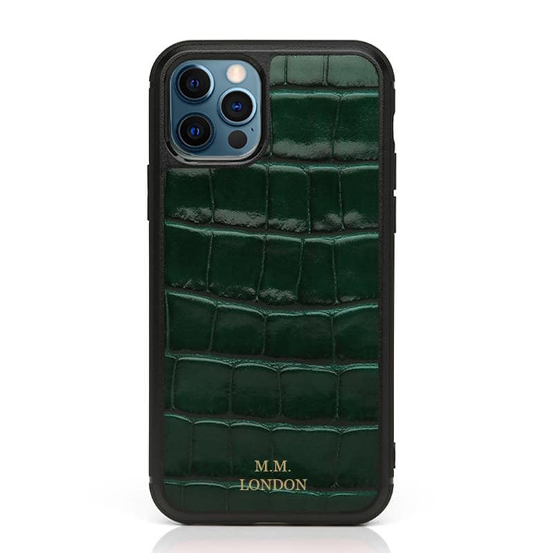 MM London Universal Crocodile Green iPhone Case