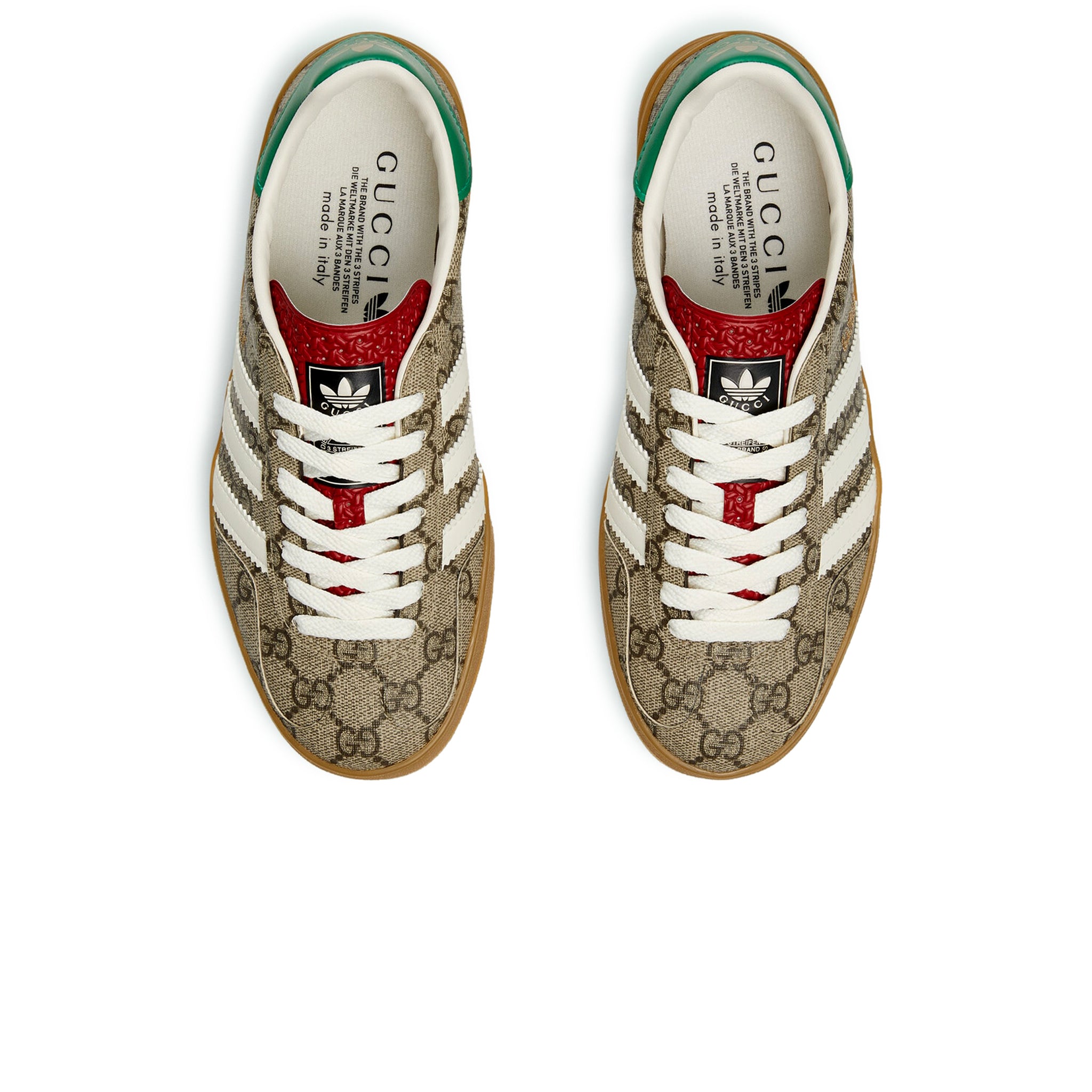 Image of Gucci x Adidas Gazelle Beige GG Monogram
