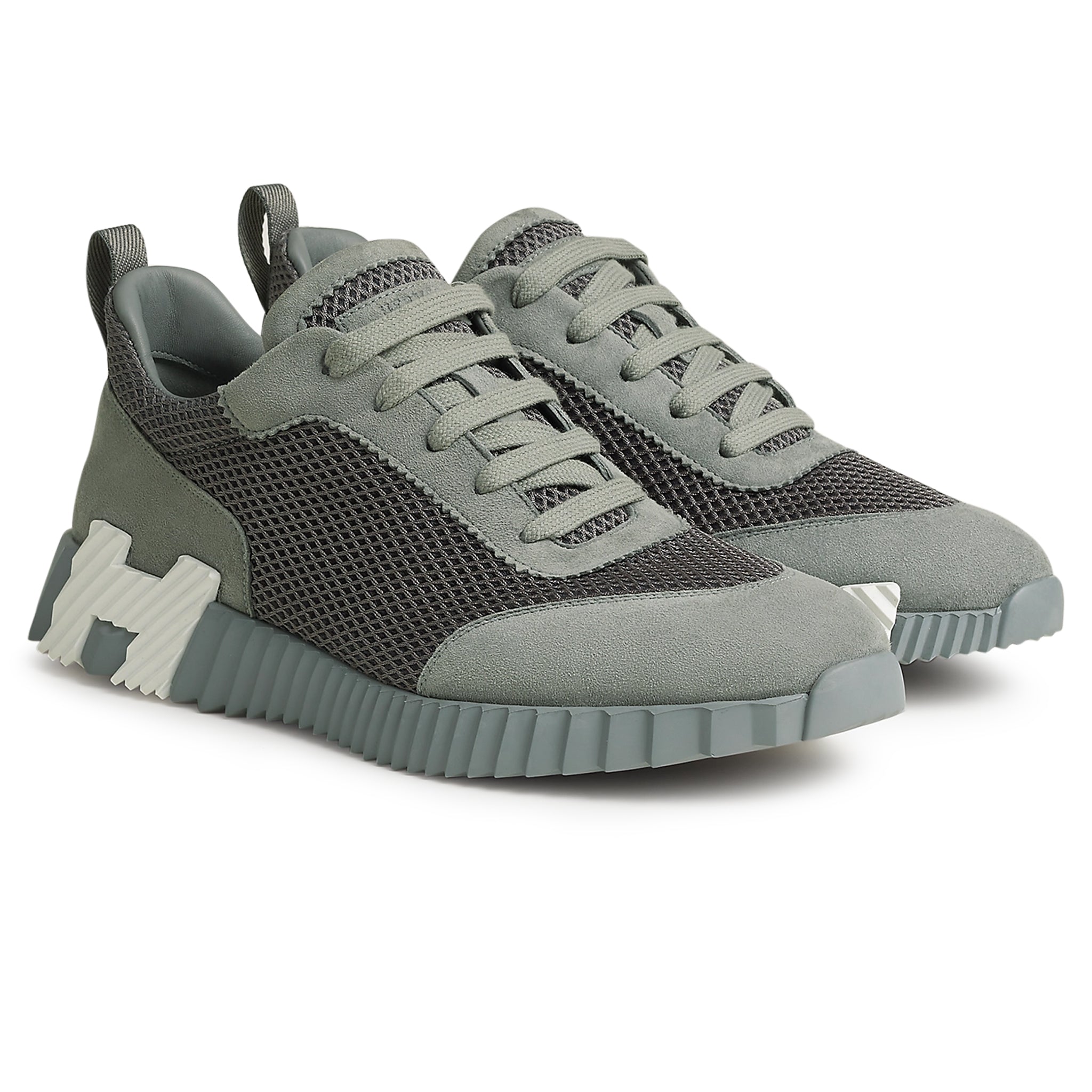 Image of Hermes Paris Bouncing Grey Sneaker
