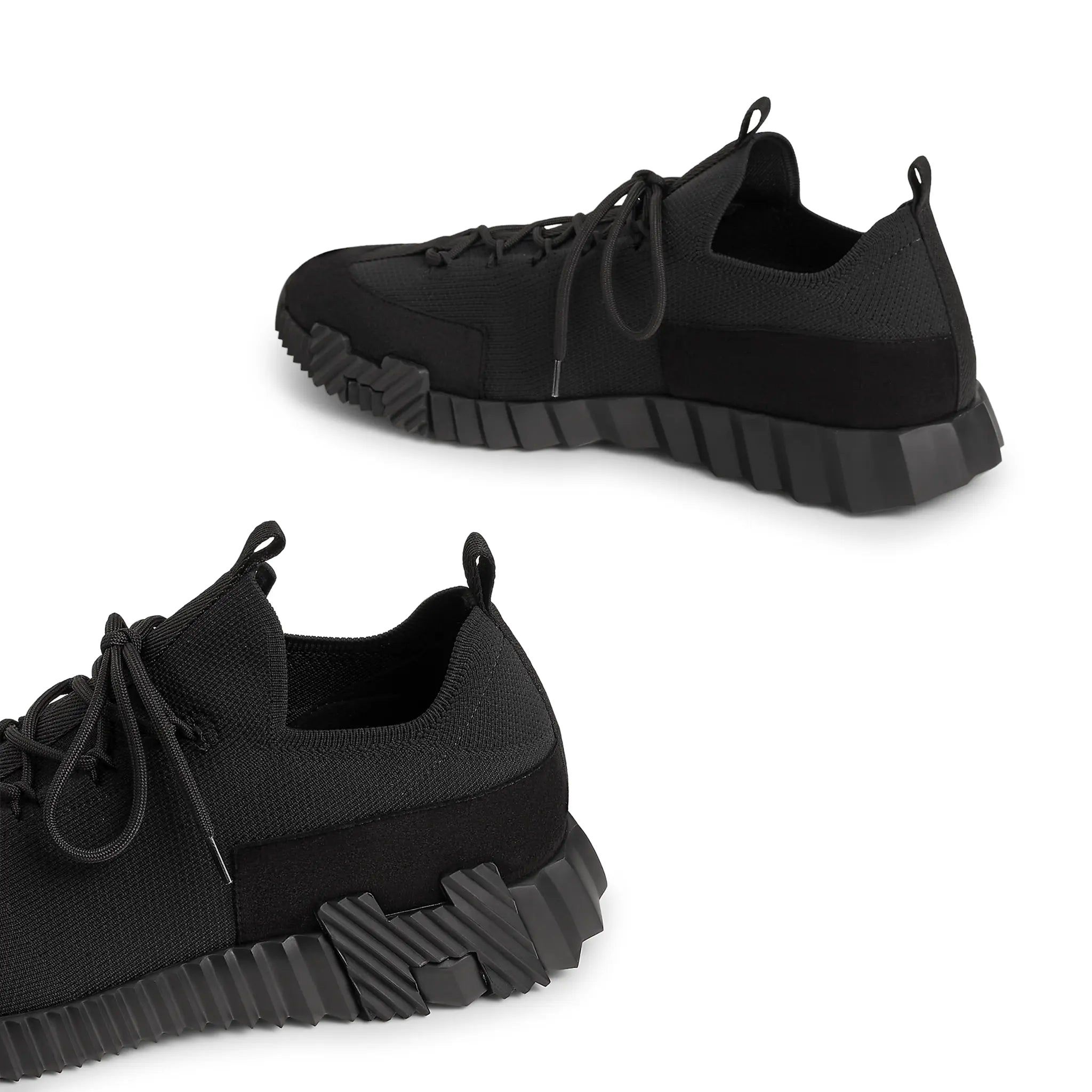 Back Side View of Hermès Paris Lift Slip-On Noir Sneaker H252858ZHBG440