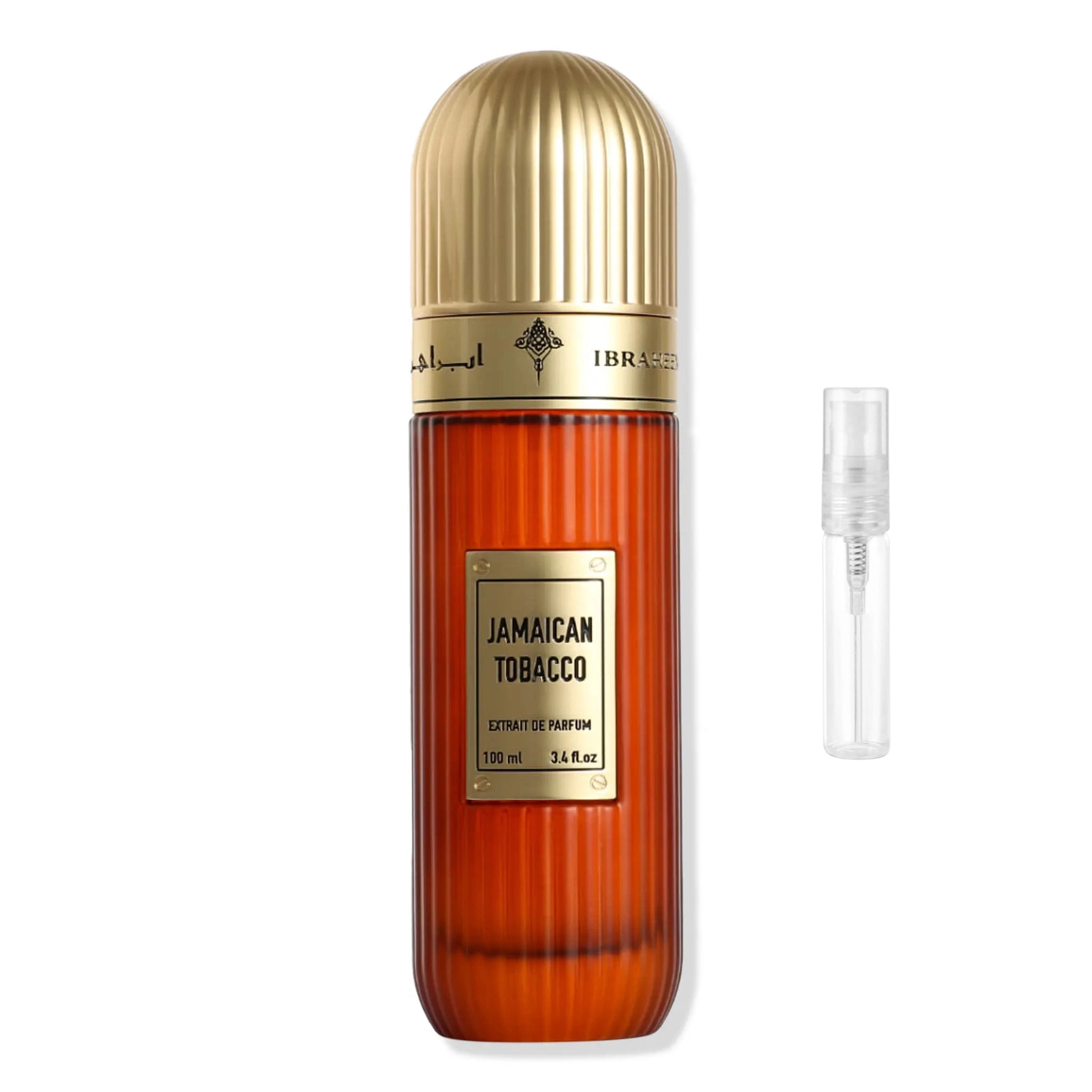 Front View of Jamaican Tobacco Extrait De Parfum SAMPLE