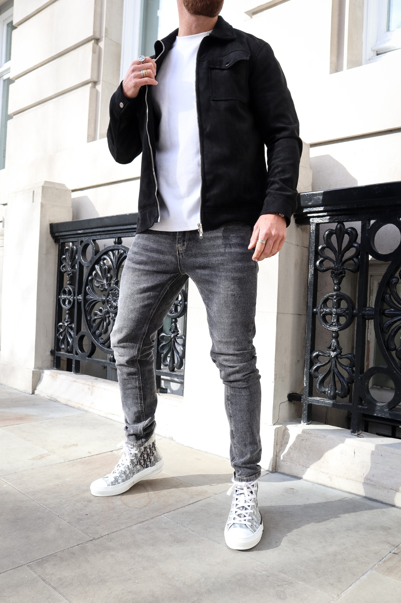 CAPO Suede Black Jacket