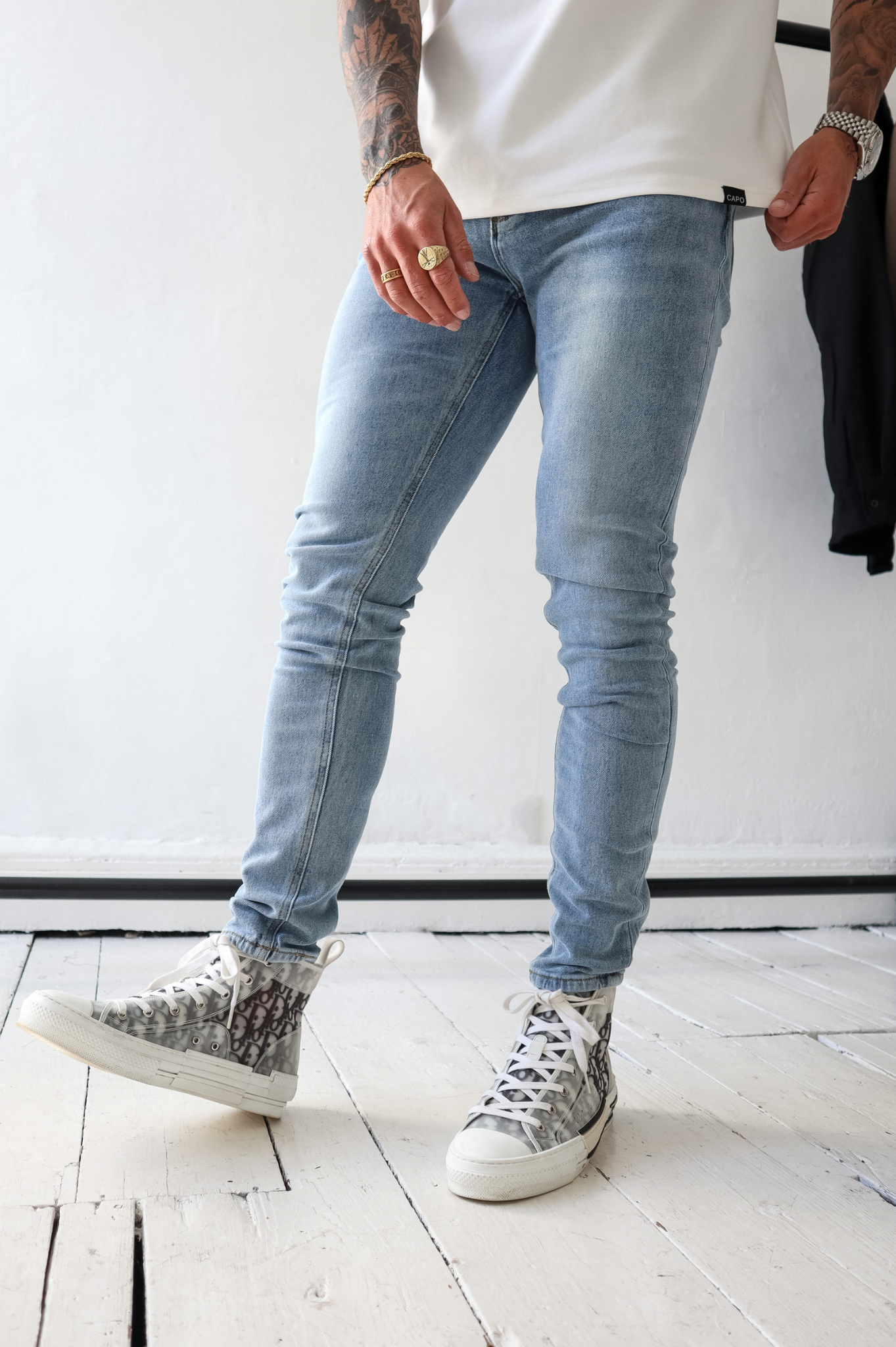 CAPO Slim Fit Blue Jeans