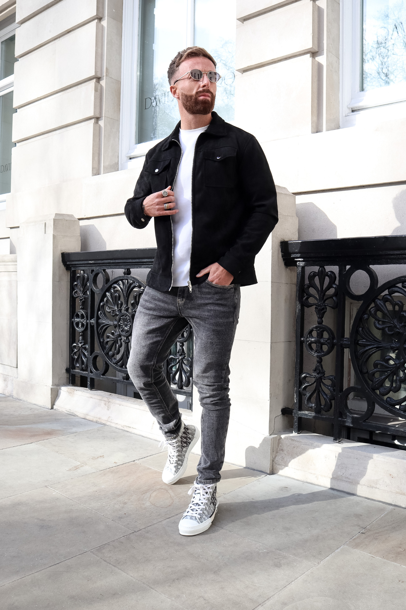 CAPO Suede Black Jacket