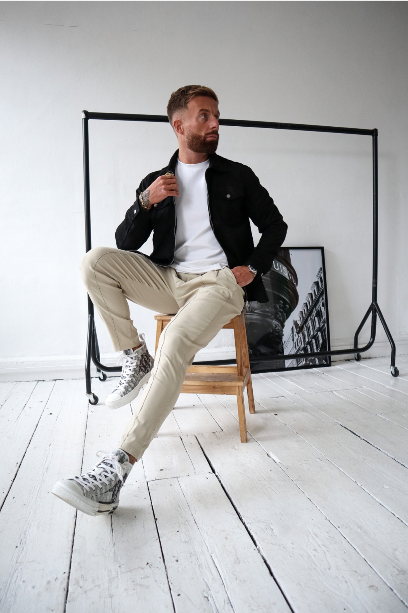 CAPO Suede Black Jacket