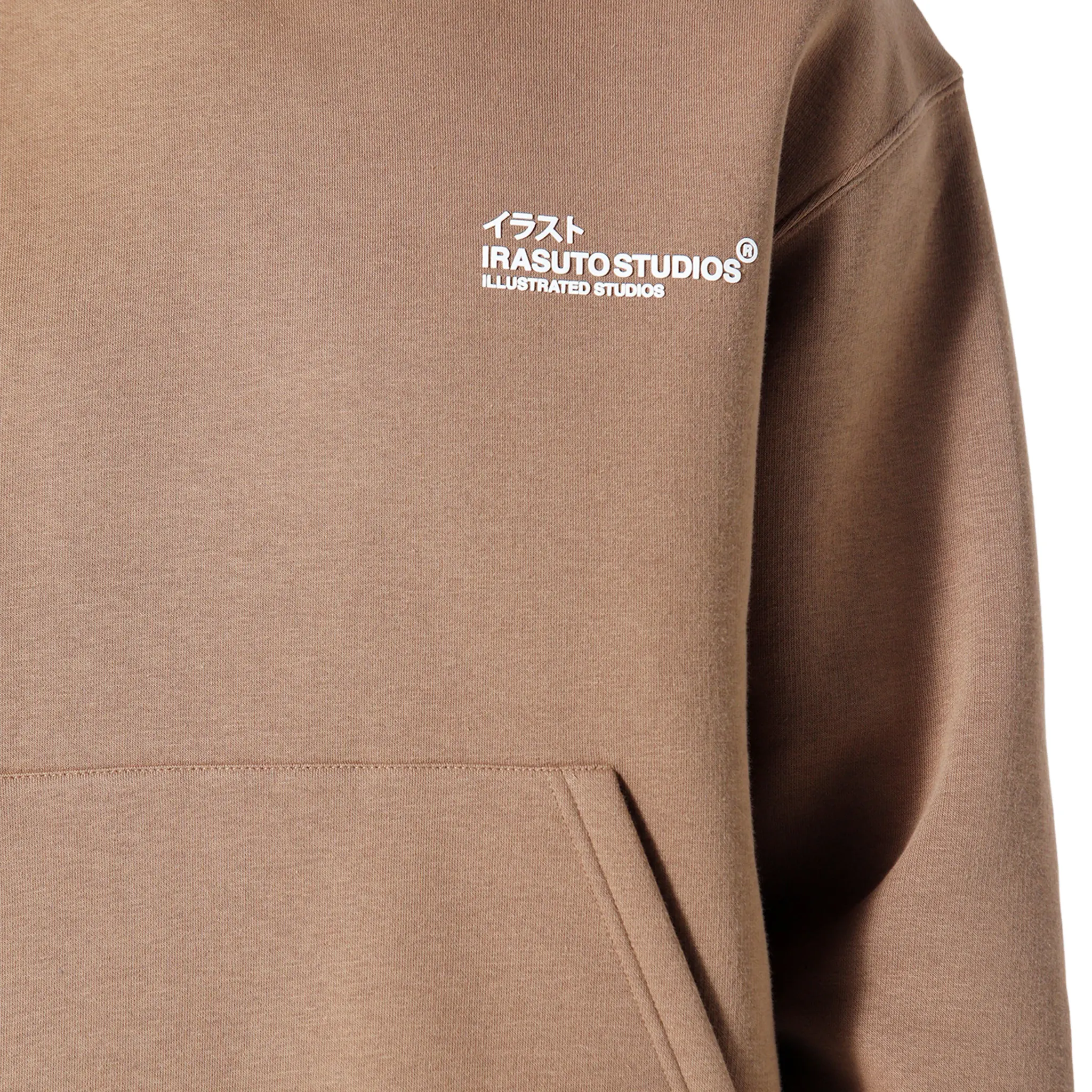 Detailed View of Irasuto Studios Crane Tobacco Hoodie 5060615209958