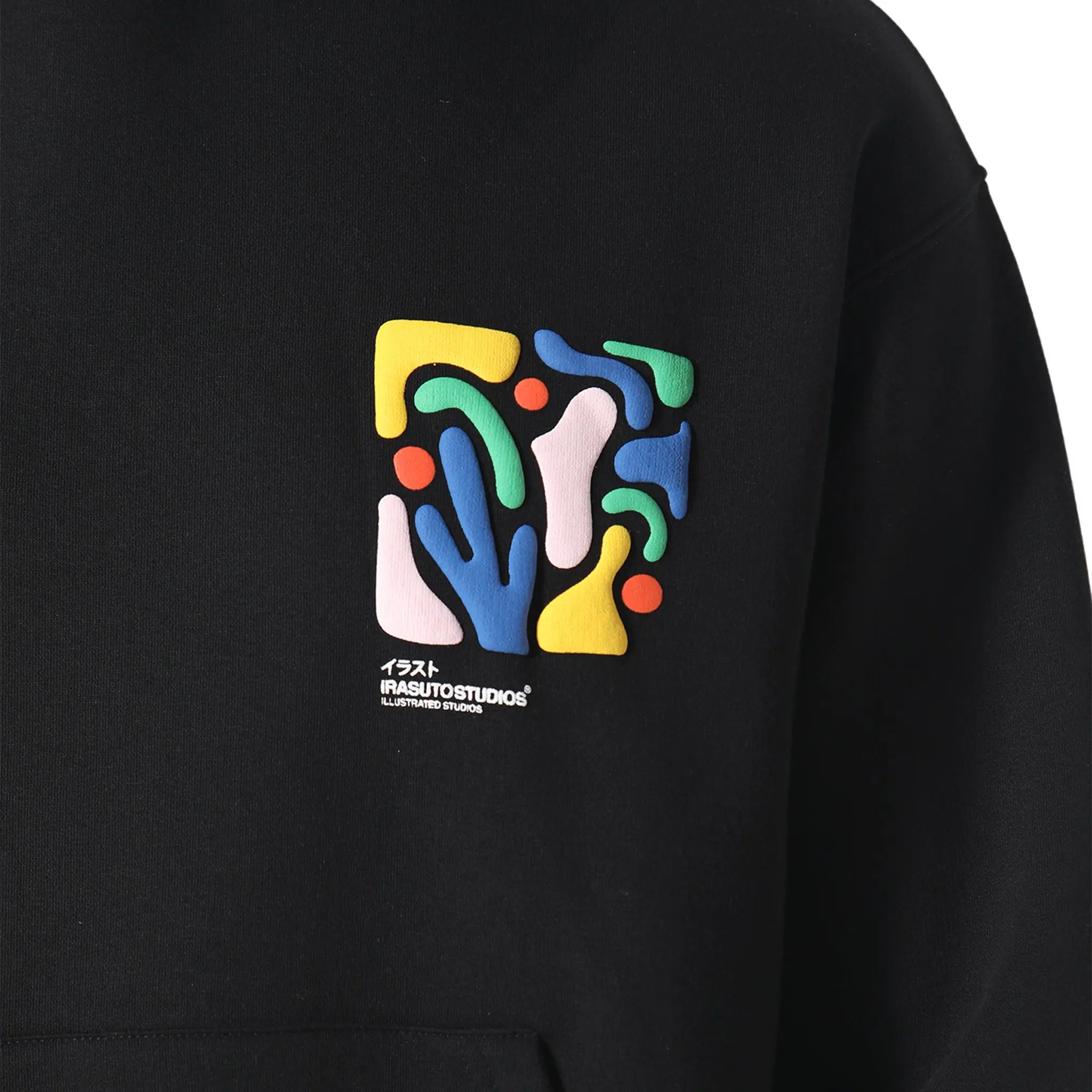 Detailed View of Irasuto Studios Shikaku Form Black Hoodie 5060615215041