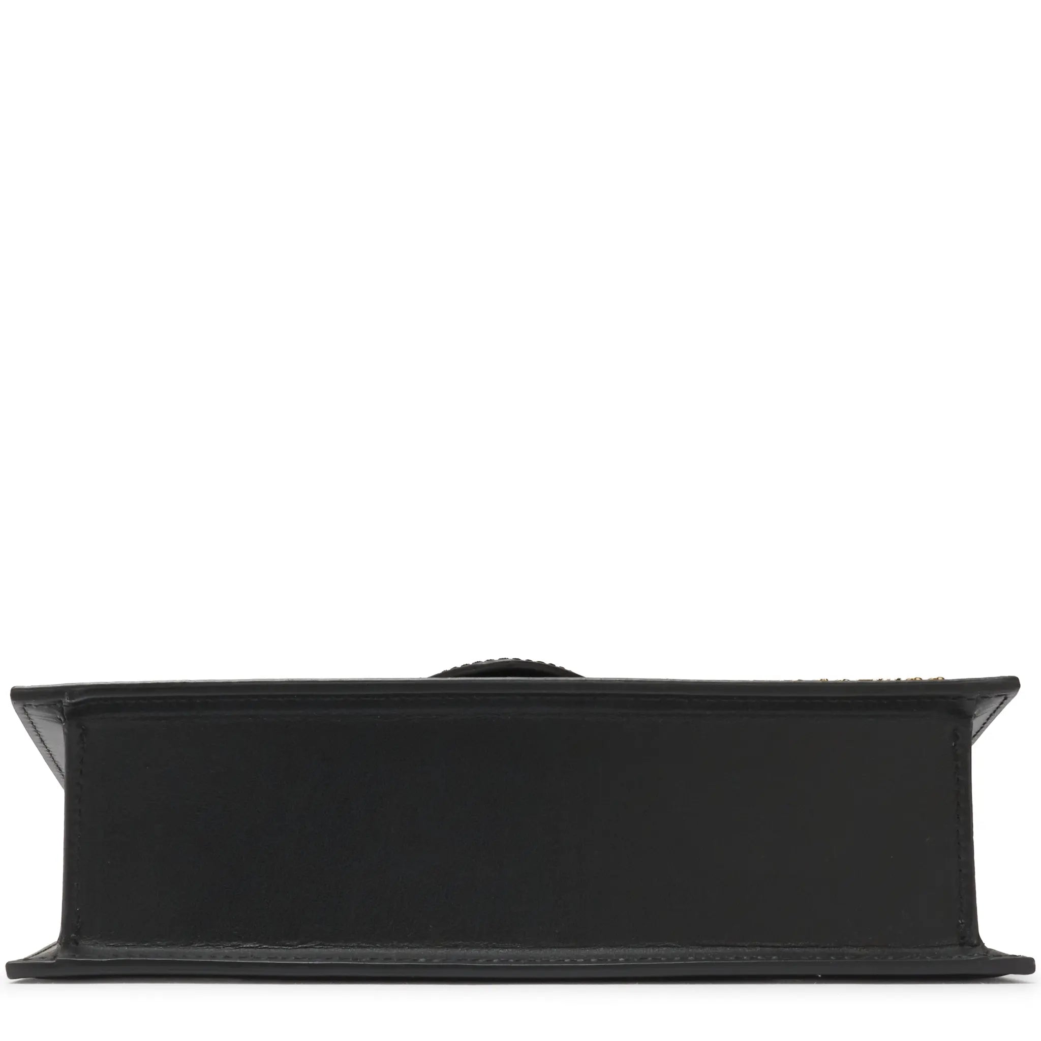 Lower View of Jacquemus Large Bambino Black Crossbody Bag (Minor Leather Creased) 213BA07-213 300990