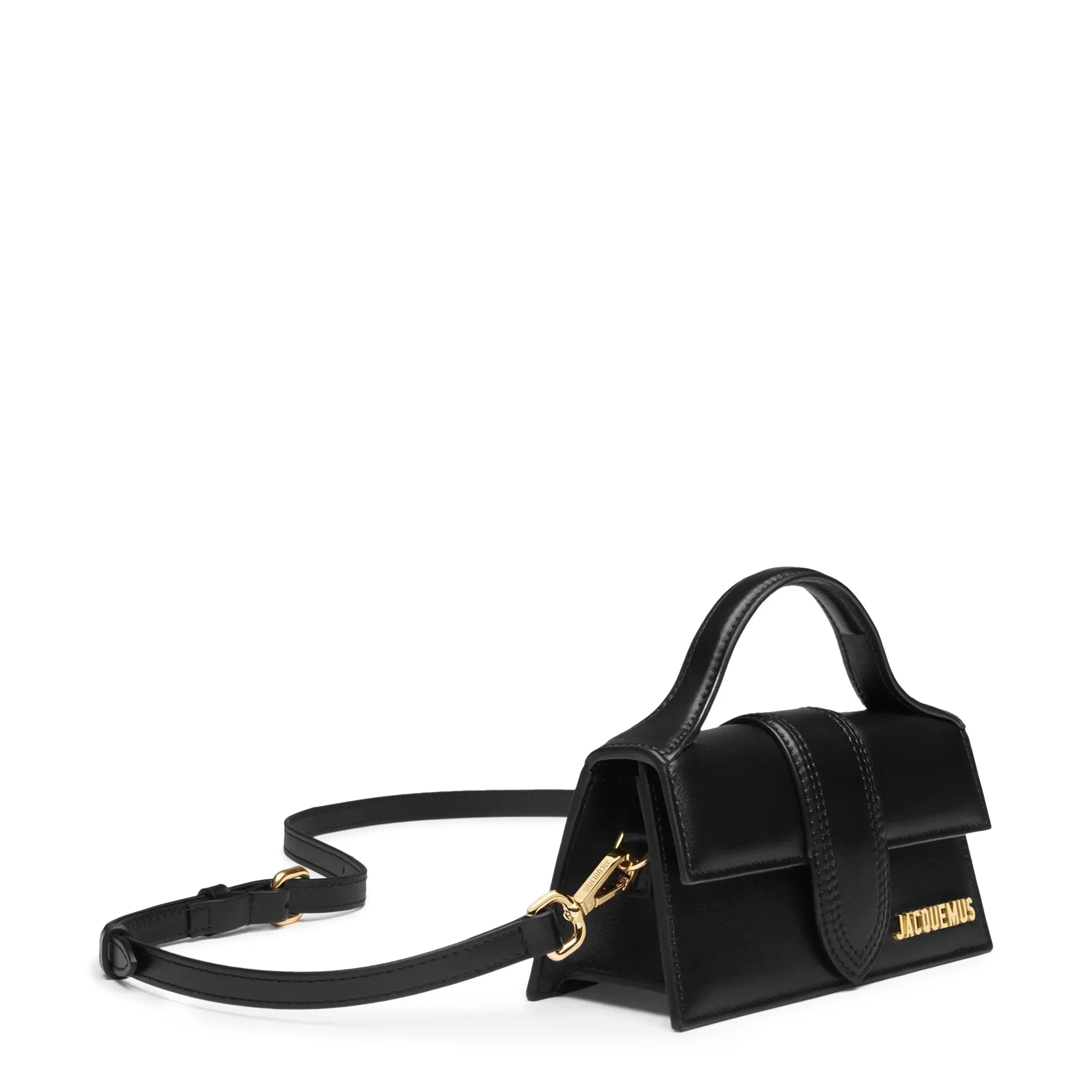 Detail view of Jacquemus Le Bambino Small Black Crossbody Bag 213BA006-3000-990